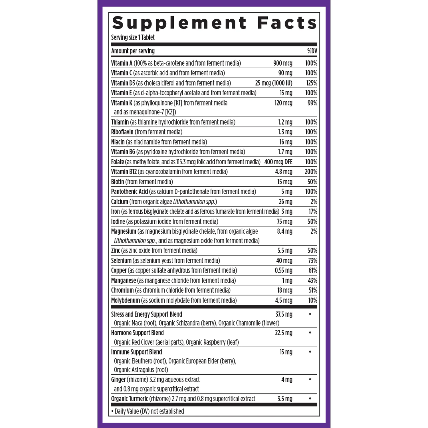 Every Woman™'s One Daily Multivitamin - For Immune, Energy, Stress & Beauty Support - Image 8