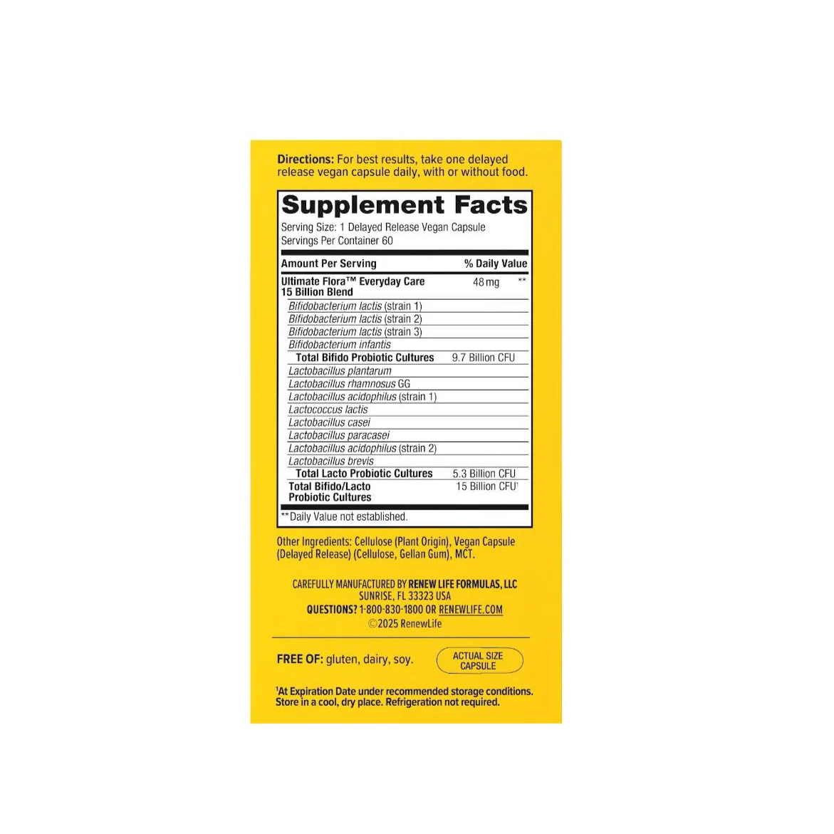 Everyday Care Go Pack 15 Billion 12 Strains Delayed Release - Image 6