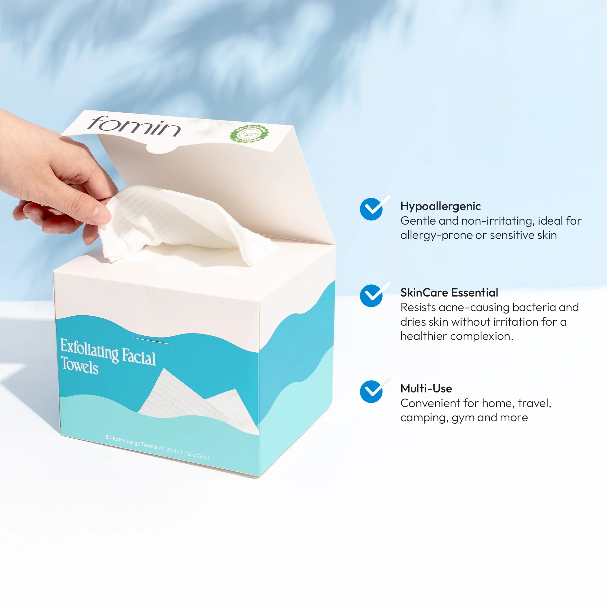 Exfoliating Facial Towels - Image 4