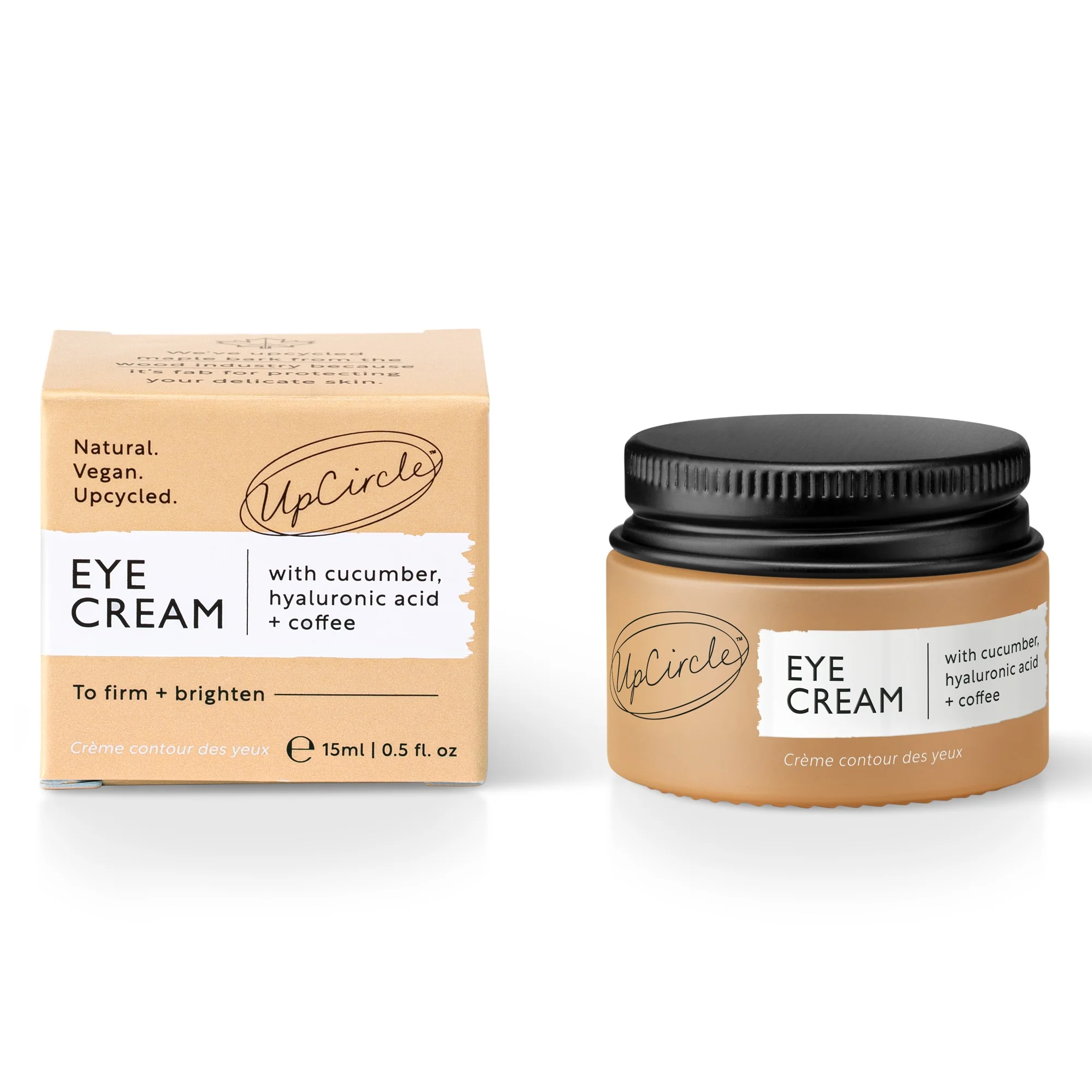 Eye Cream with Cucumber, Hyaluronic Acid + Coffee - Image 3