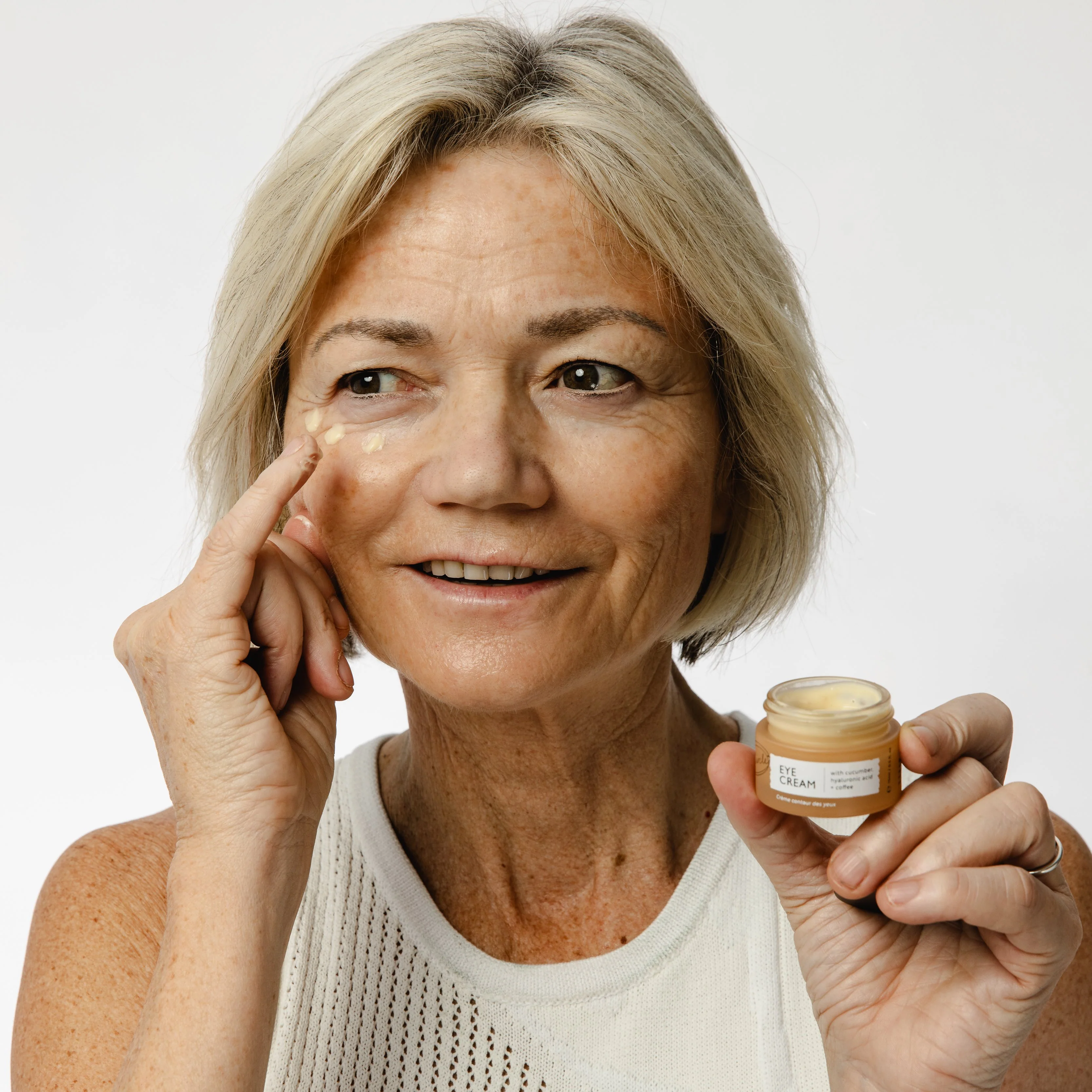 Eye Cream with Cucumber, Hyaluronic Acid + Coffee - Image 5