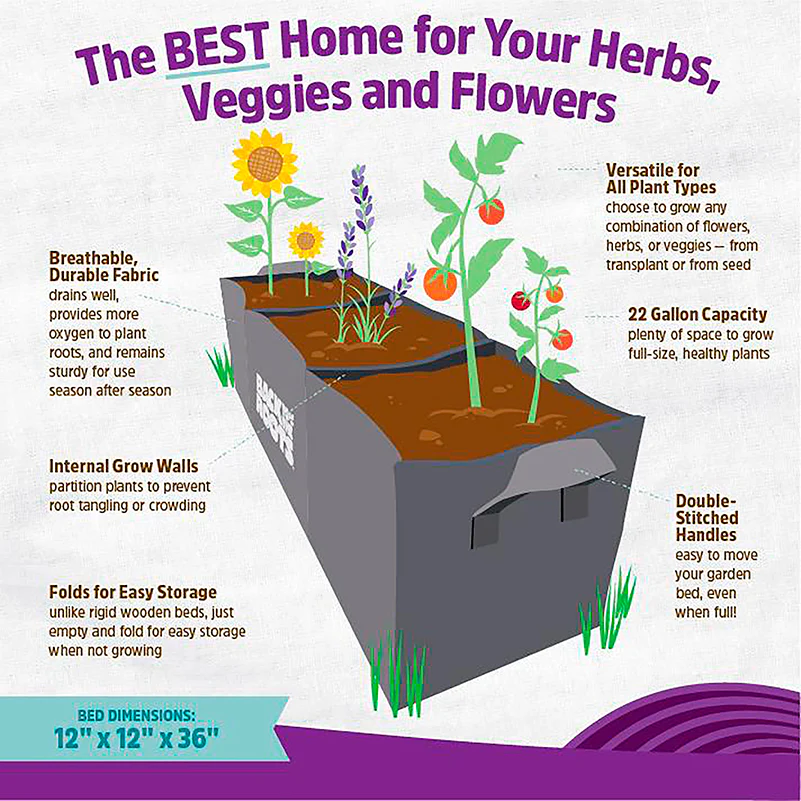 Fabric Raised Garden Bed - Image 4
