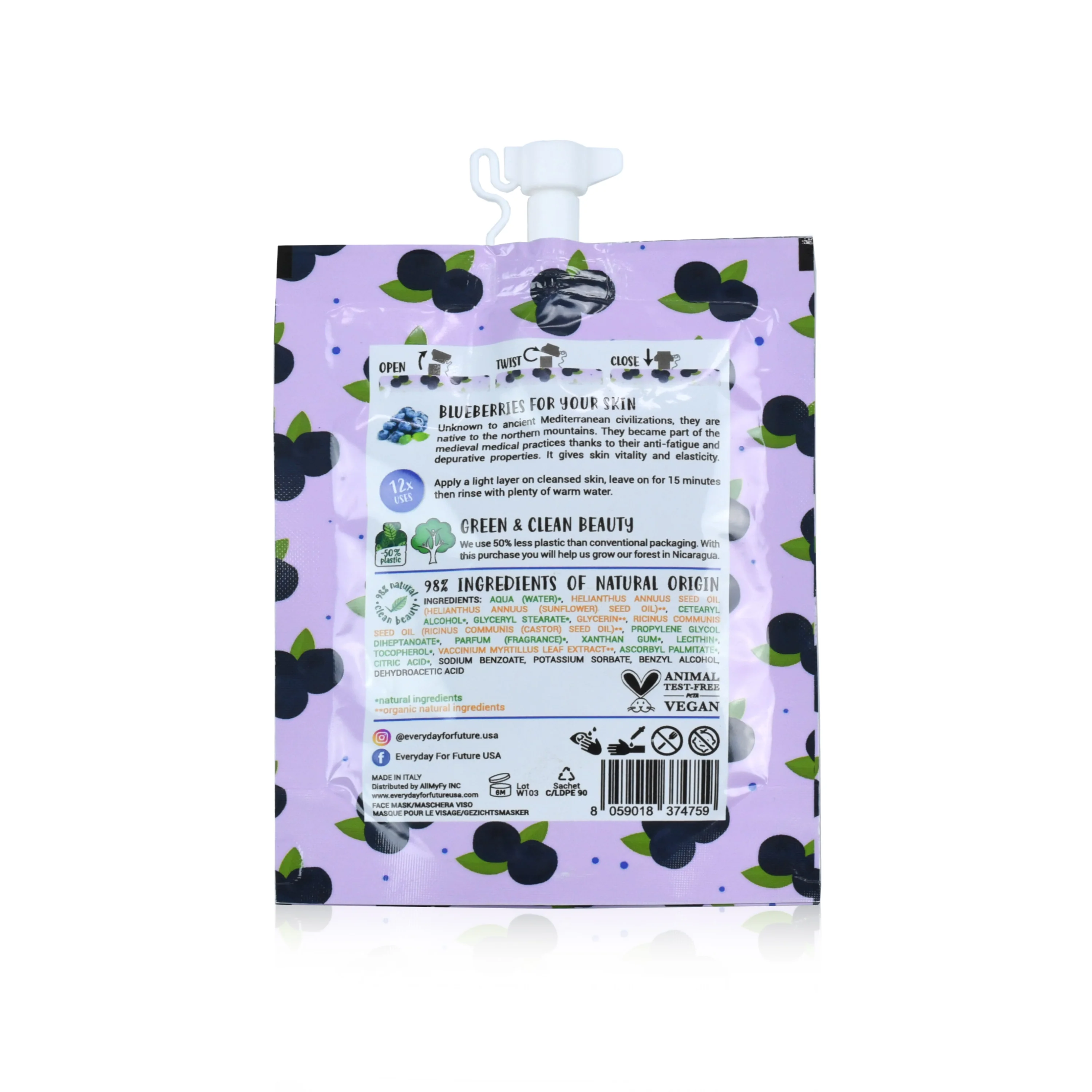 Firming Blueberry Face Mask - Image 2