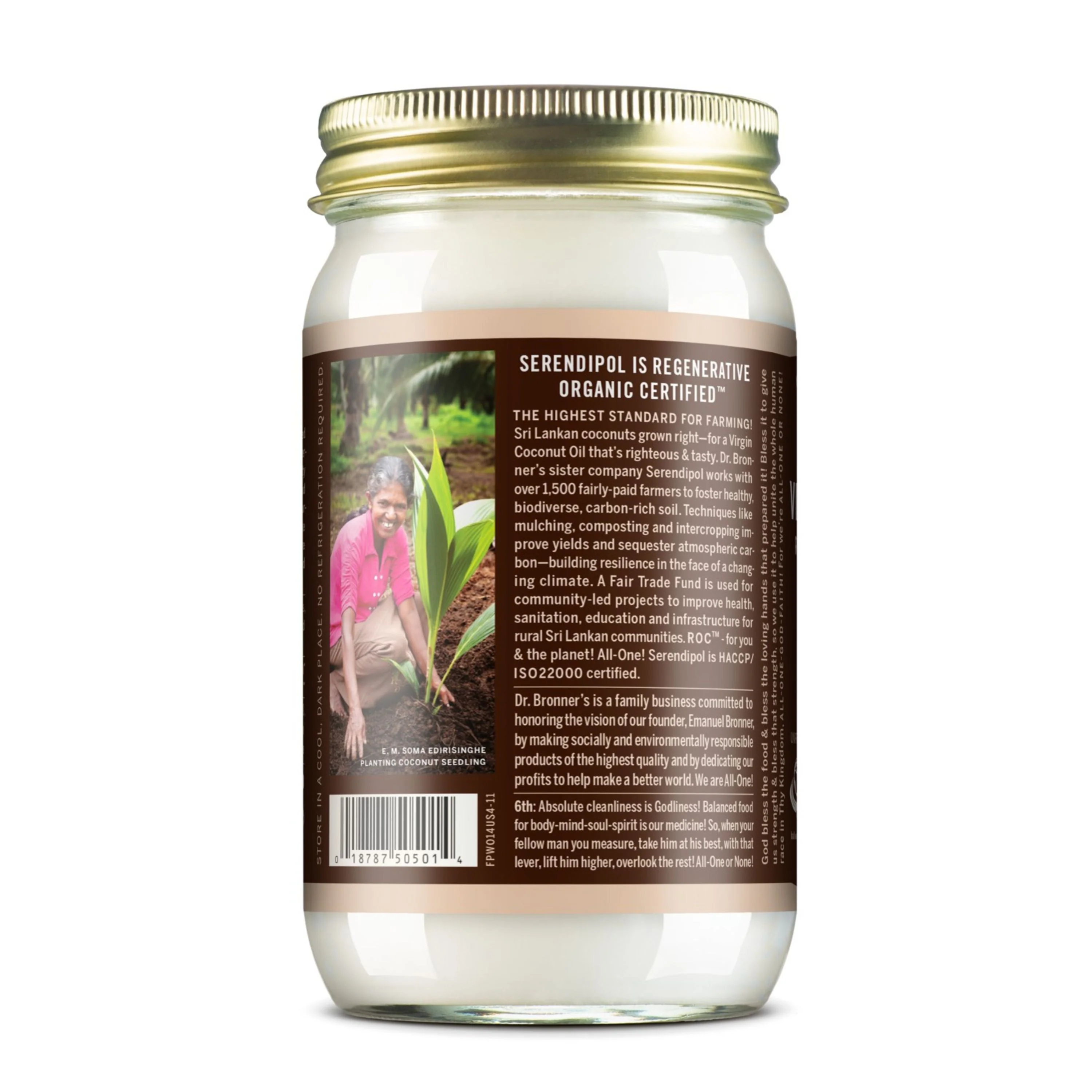 Fair Trade & Organic Whole Kernel Virgin Coconut Oil - Image 5