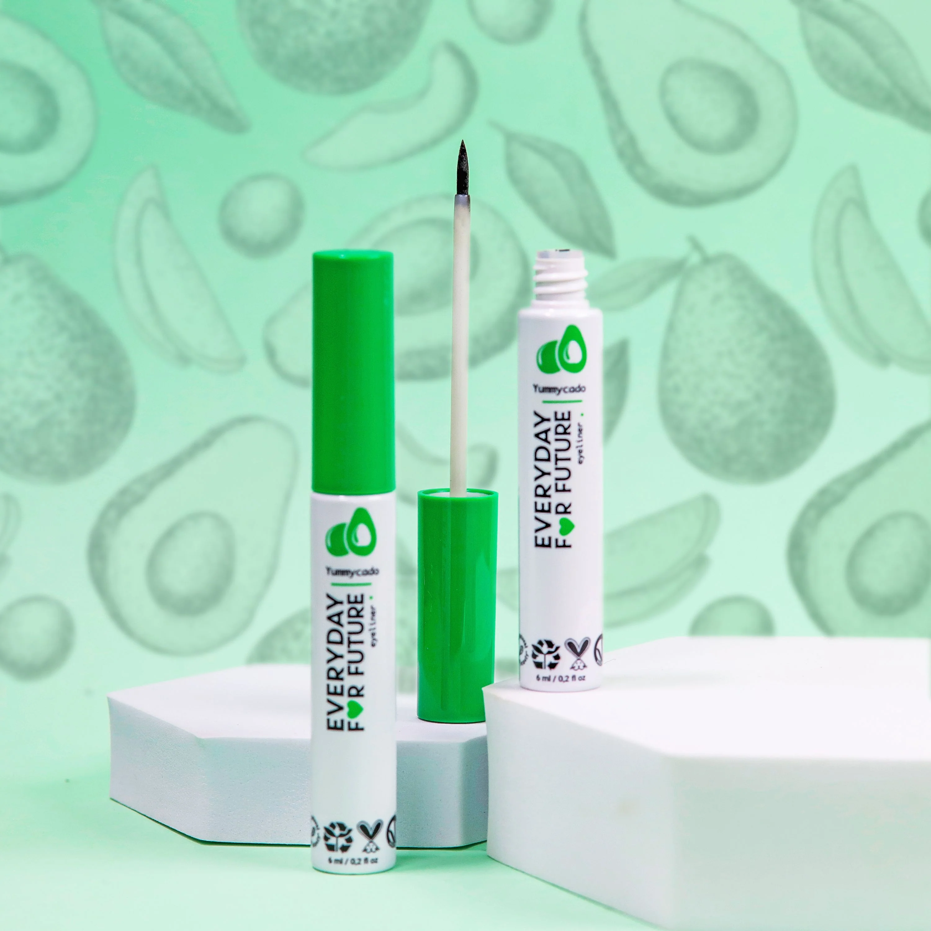 Felt Tip Avocado Eyeliner with Castor Oil - Image 3