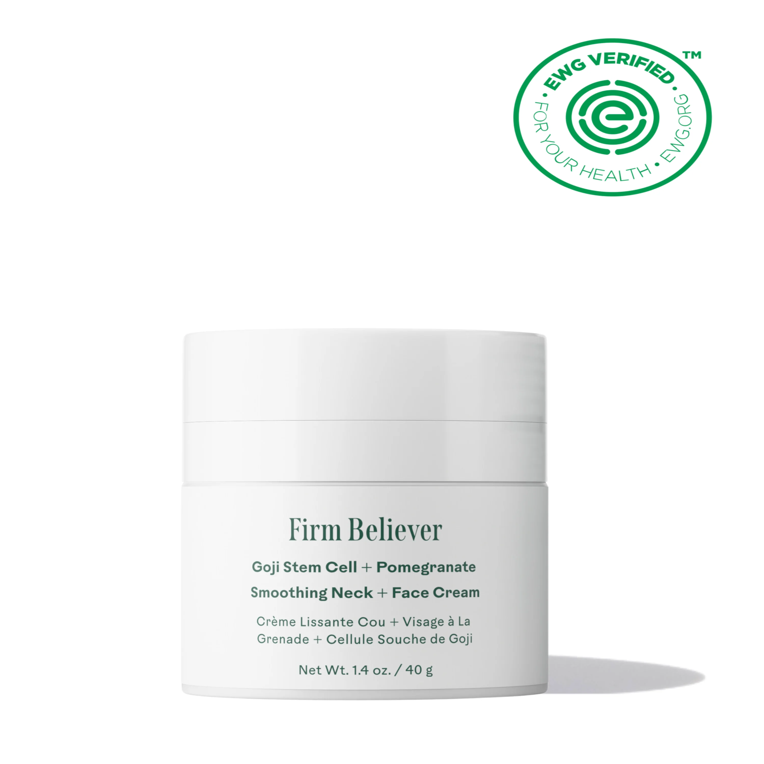 Firm Believer Goji Stem Cell + Pomegranate Smoothing Neck + Face Cream - Image 3