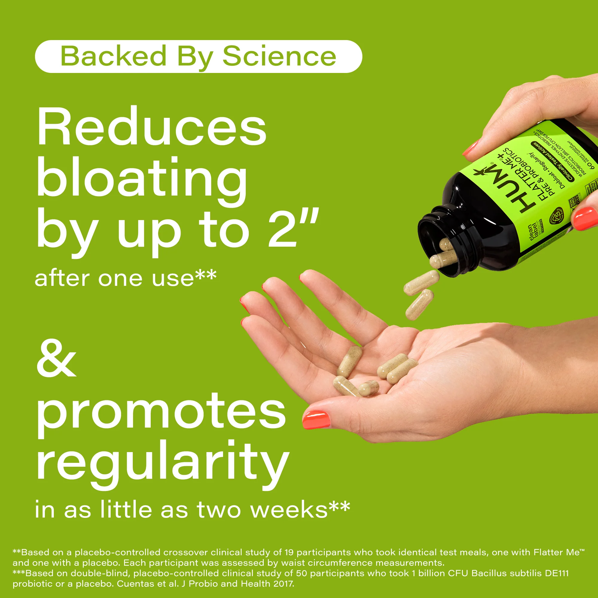 Flatter Me -  Debloat Enzymes + Pre and Probiotics For Regularity - Image 7