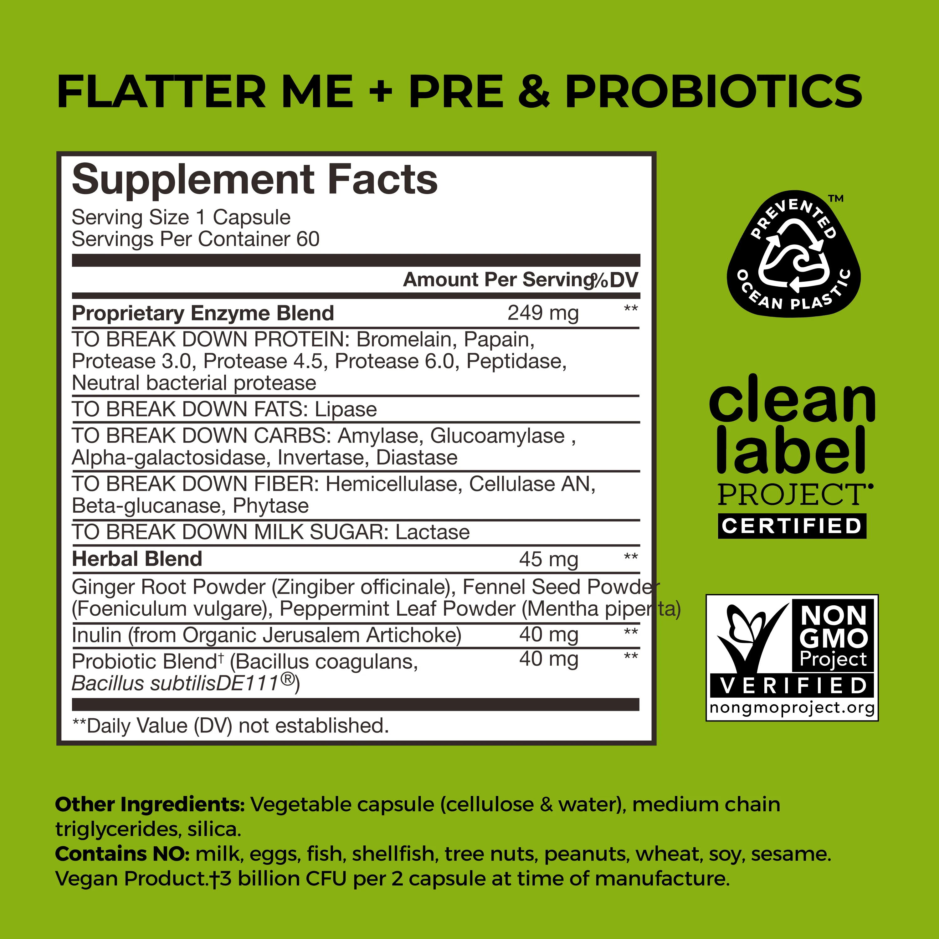 Flatter Me -  Debloat Enzymes + Pre and Probiotics For Regularity - Image 9