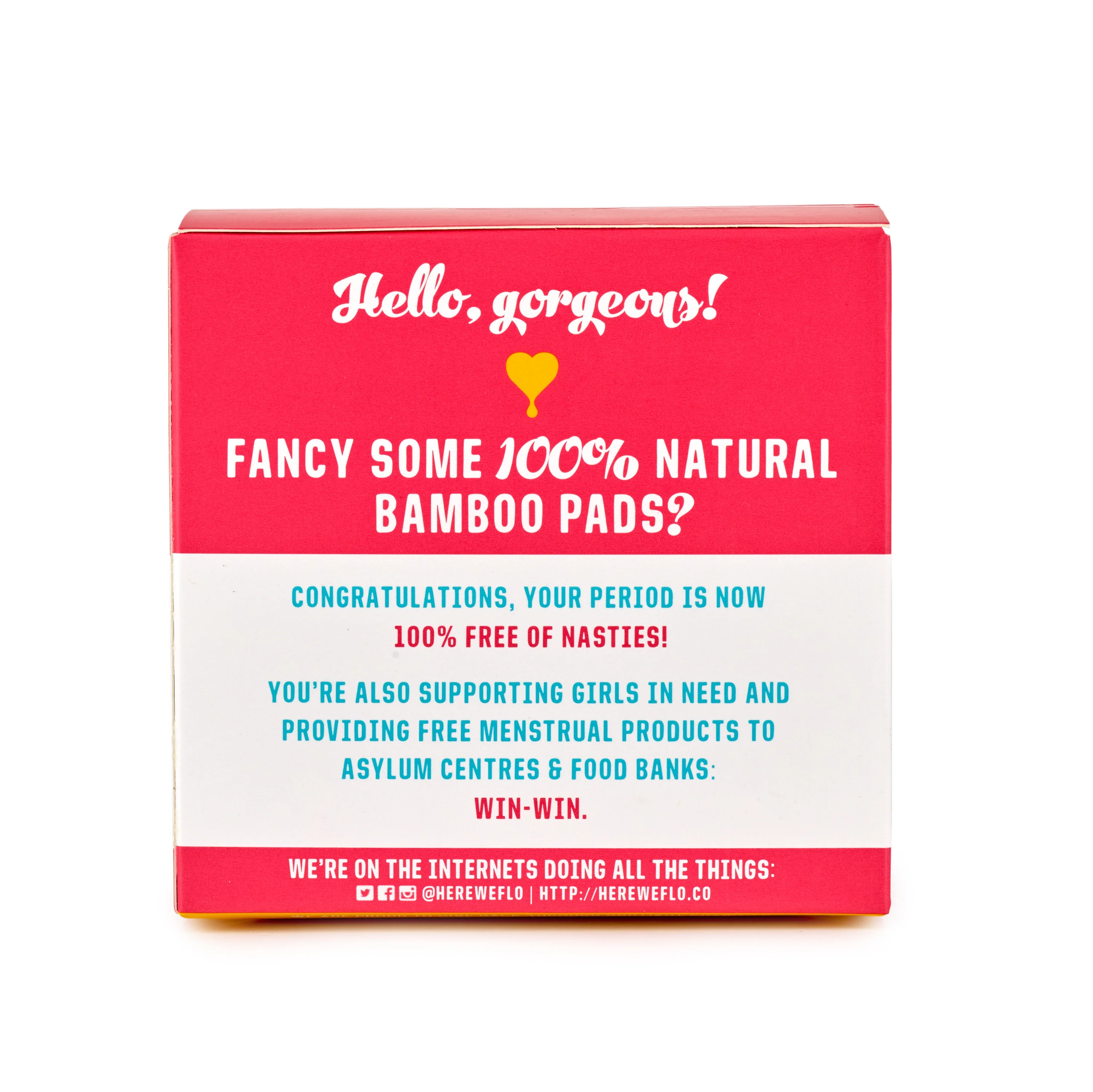 Flo Organic Bamboo Day Period Pads (Winged) - Image 3