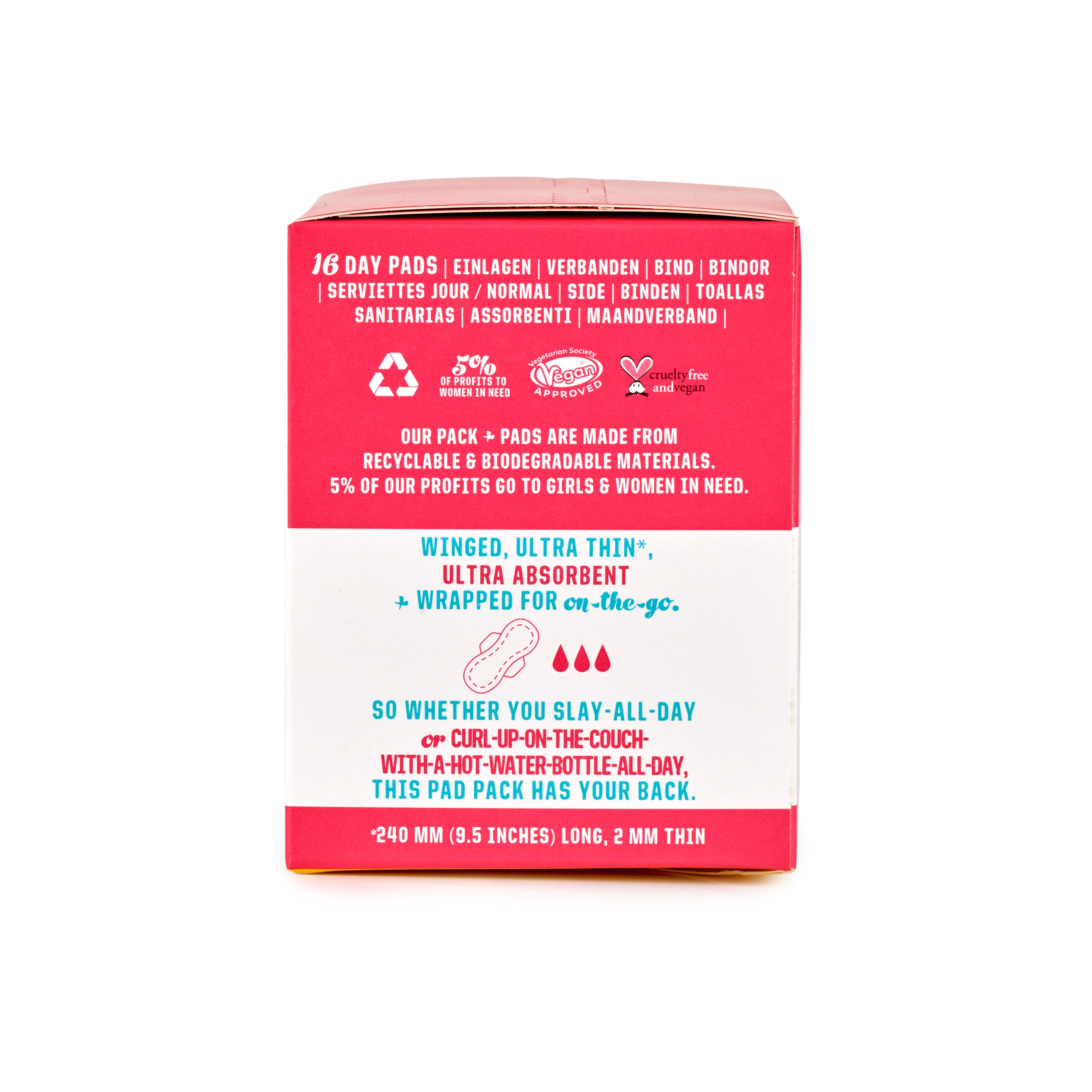 Flo Organic Bamboo Day Period Pads (Winged) - Image 5