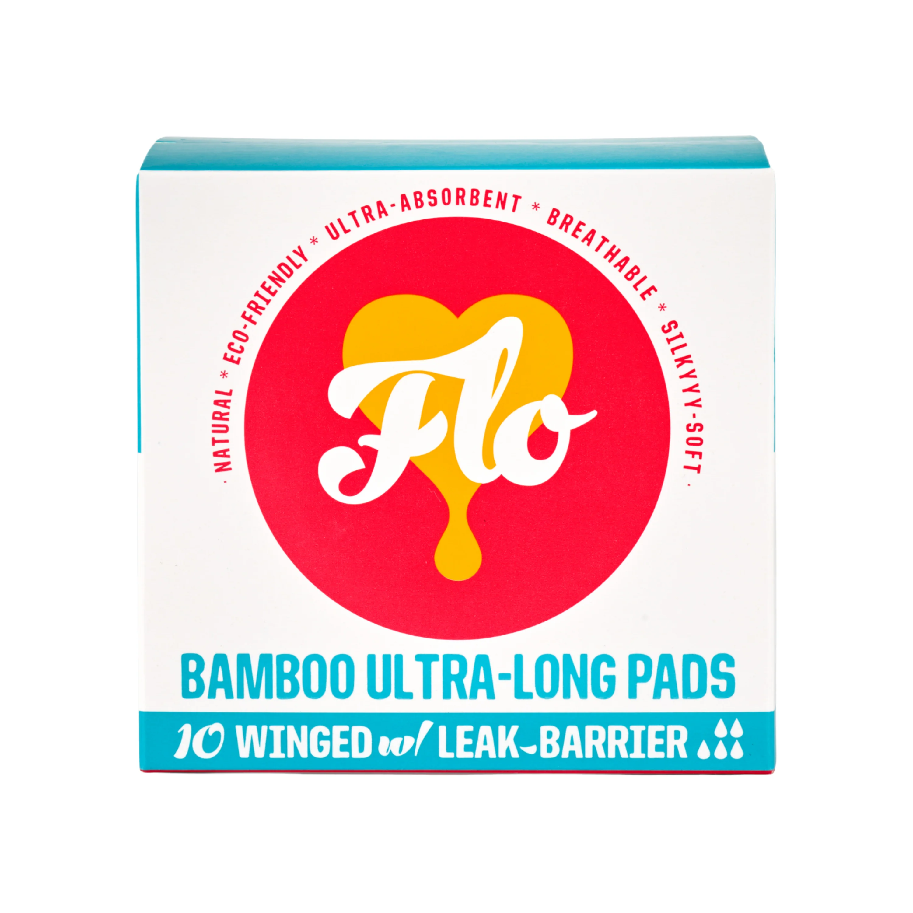 Flo Organic Bamboo Ultra-long Period Pads (Winged) - Image 6