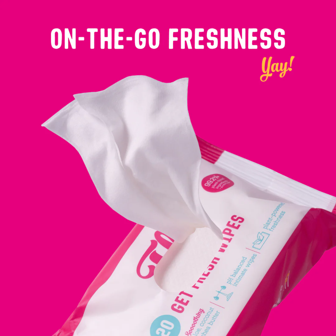 FLO Get Fresh Body + Intimate Wipes - Image 2