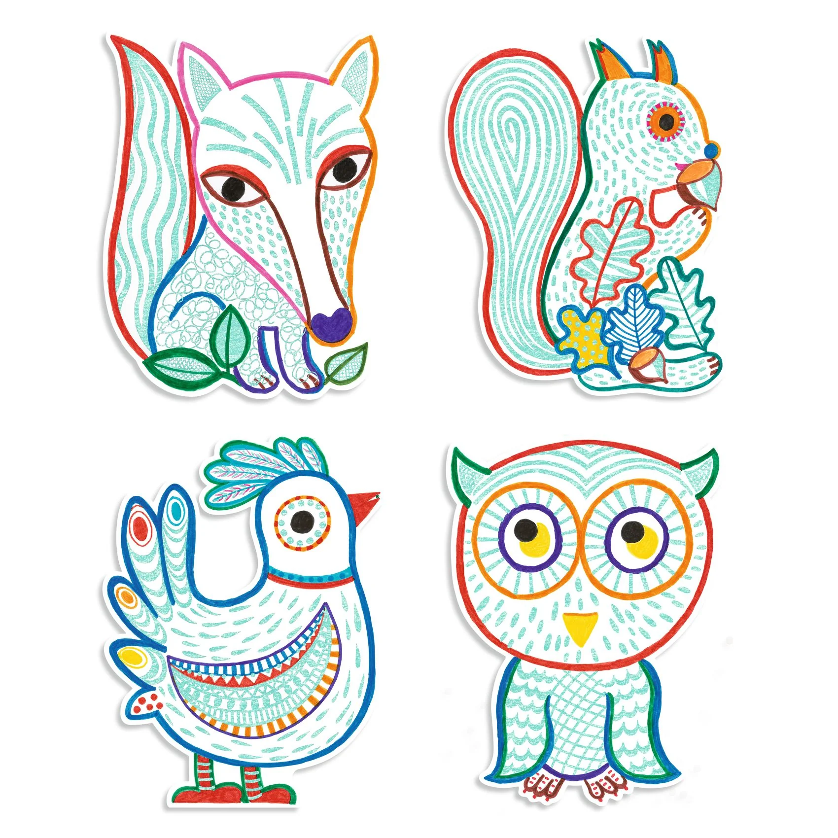 Forest Friends to Discover Coloring made with FSC® Certified Paper - Image 3