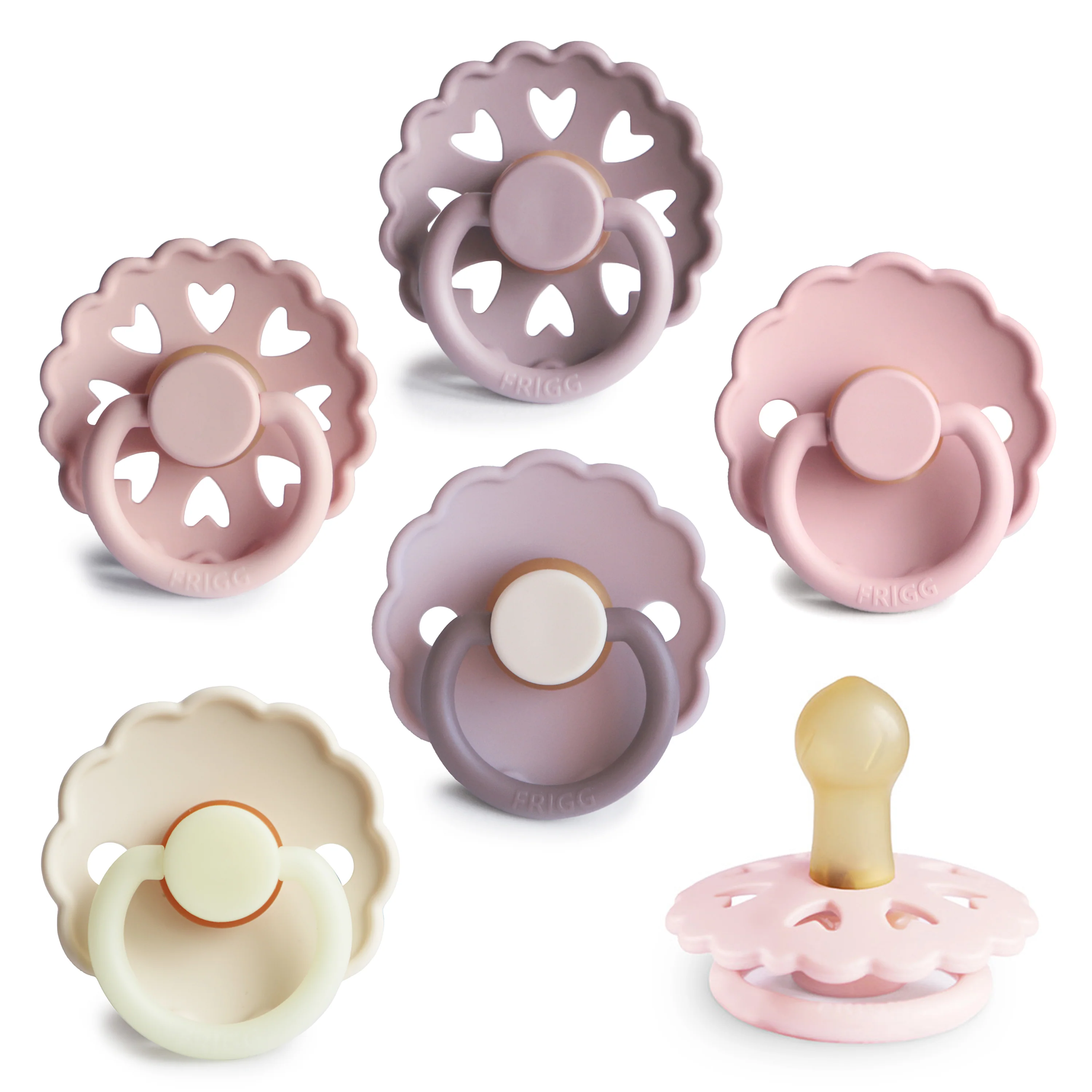FRIGG Natural Rubber Pacifier – BPA-Free 6-Pack - Image 7