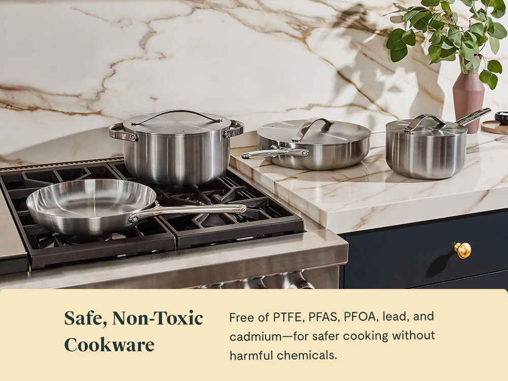 Stainless Steel Fry Pan, 8" - Image 5