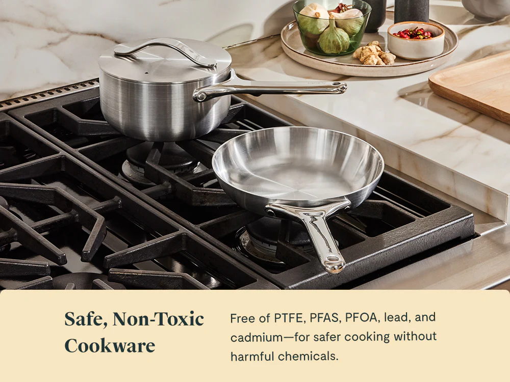 Stainless Steel Fry Pan, 8" - Image 6