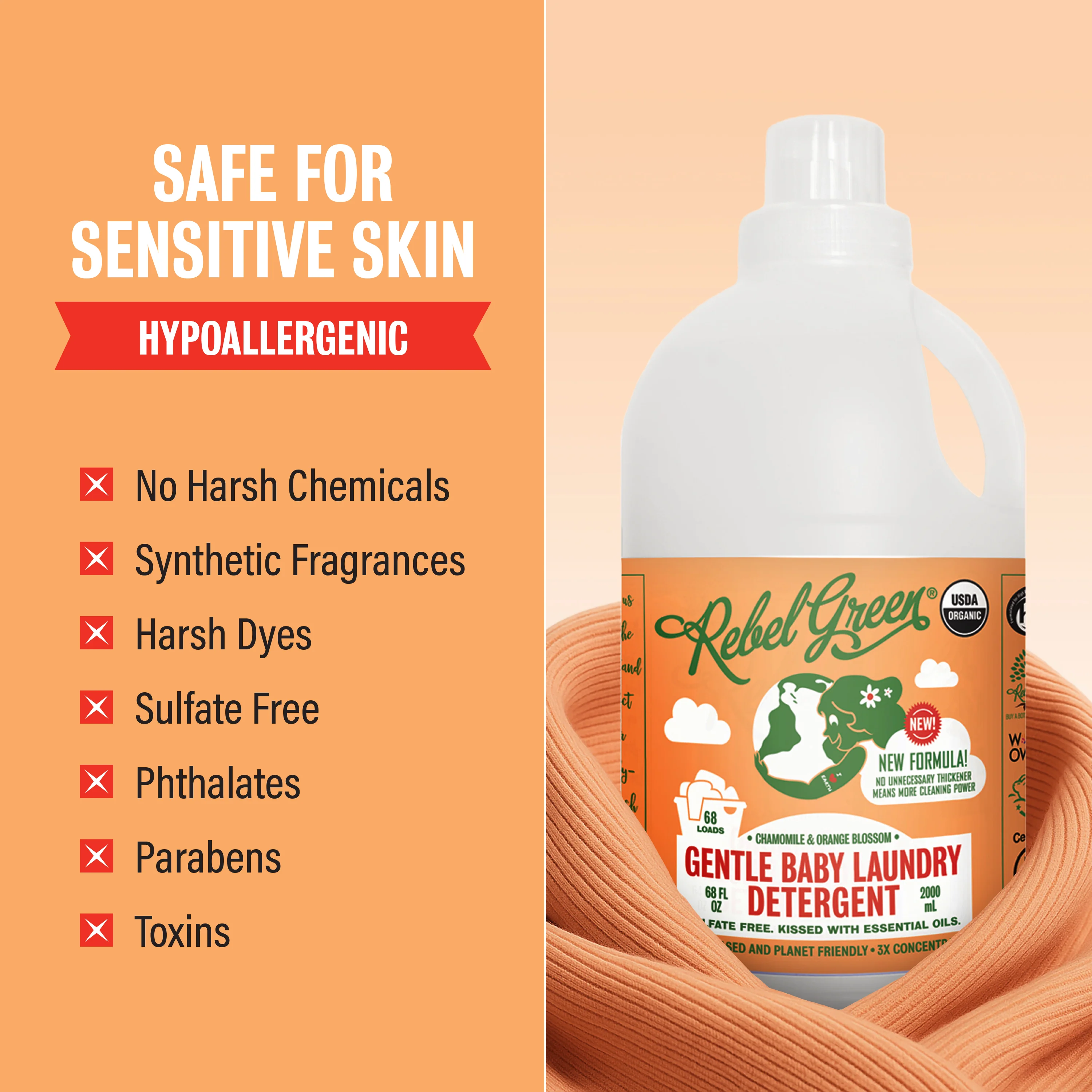 Gentle Baby Laundry Detergent Liquid - 3x Concentrated - Image 5