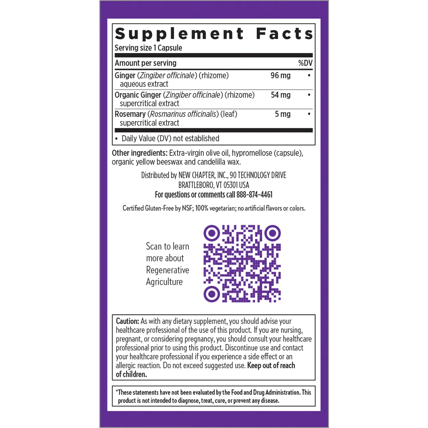 Ginger Force™, Digestion, Intestinal & Cardiovascular Health - Image 8