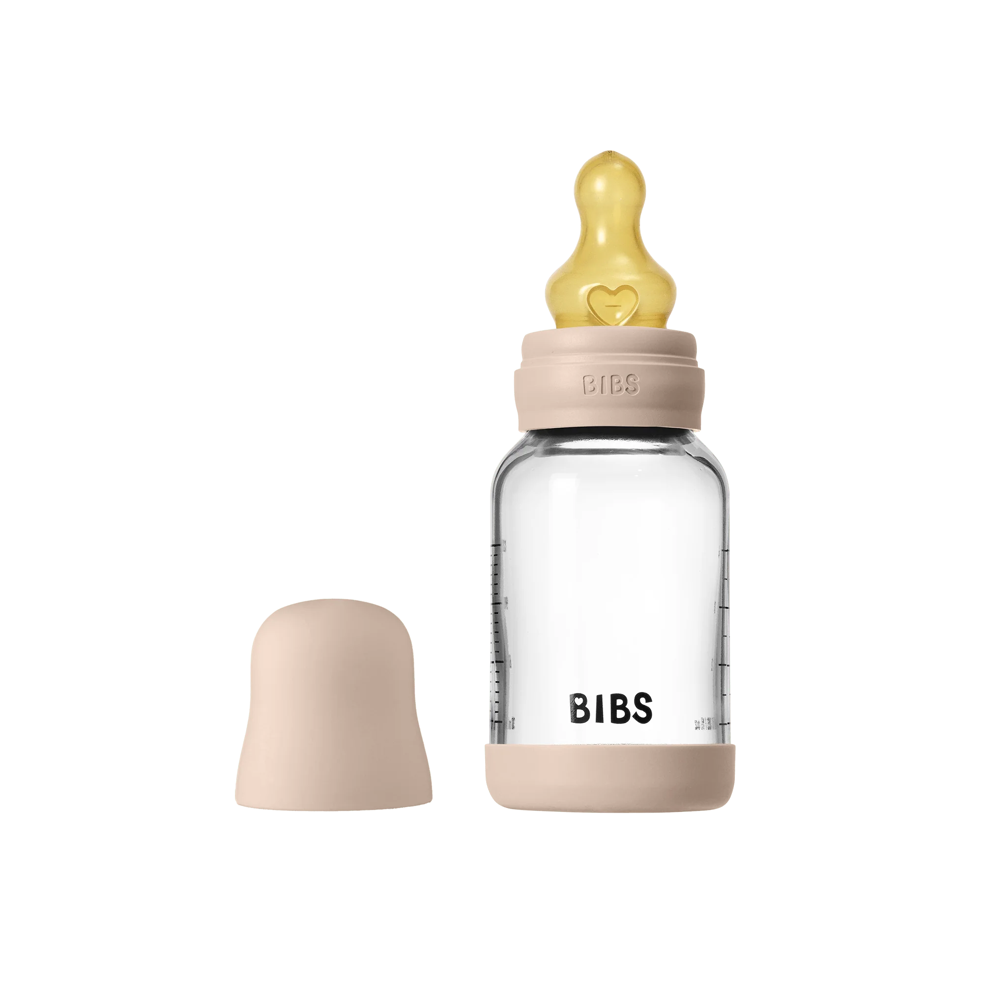 Glass Baby Bottle with Natural Rubber Nipple Set - Slow Flow 0+ Months - Image 8