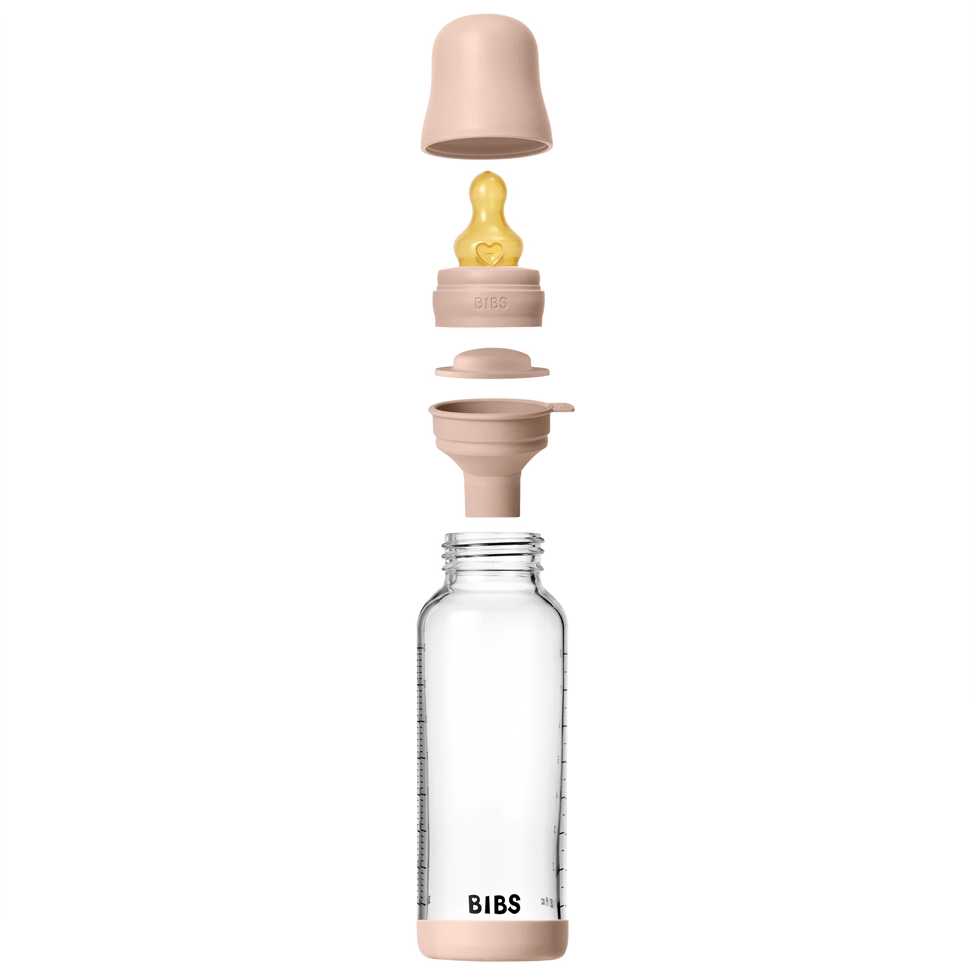 Glass Baby Bottle with Natural Rubber Nipple Set - Medium Flow 2+ Months - Image 20