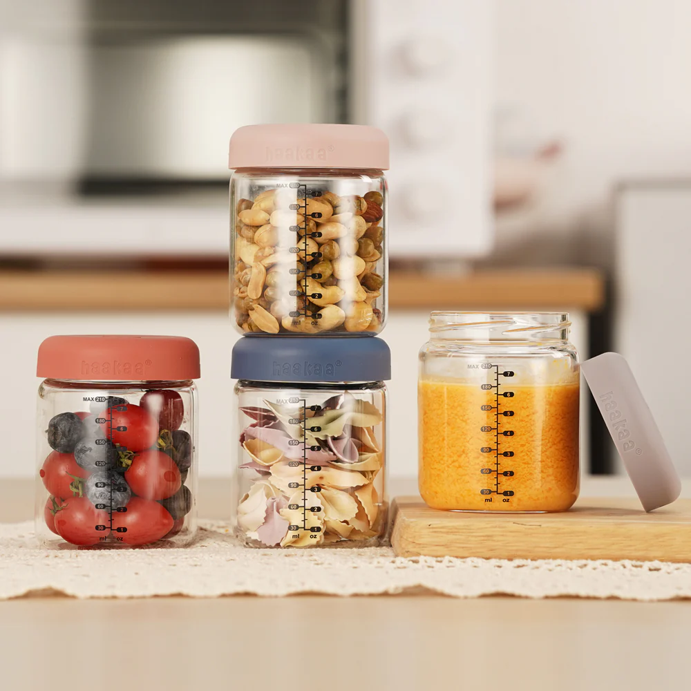 Glass Baby Food Storage Jar Set - Image 7