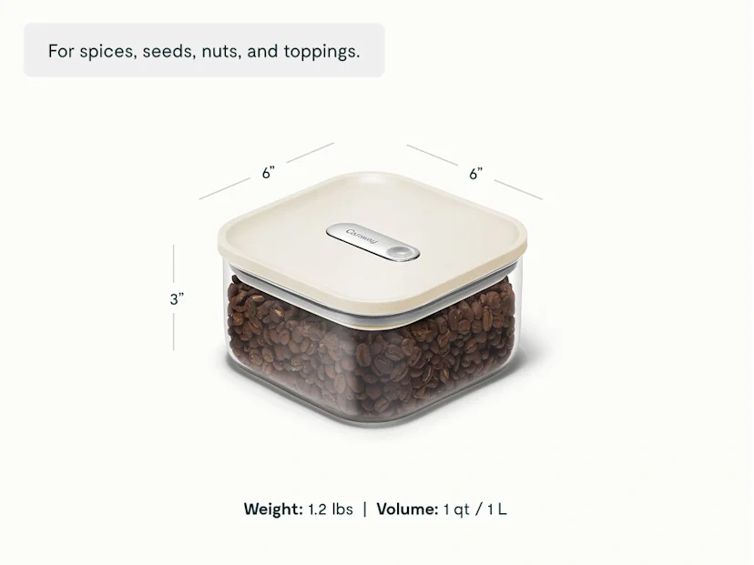 Glass Airtight Container, 1 qt - Image 10