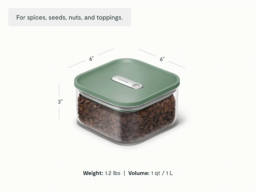 Glass Airtight Container, 1 qt - Image 13