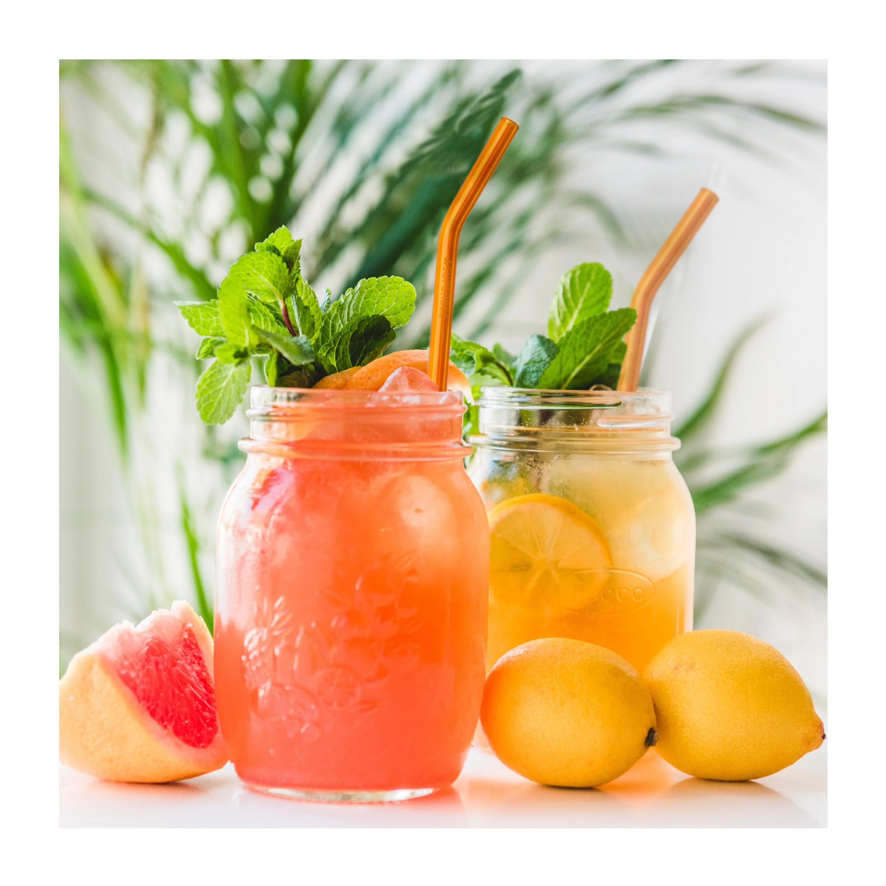 Glass Straws Set with Cleaning Brush - Image 3