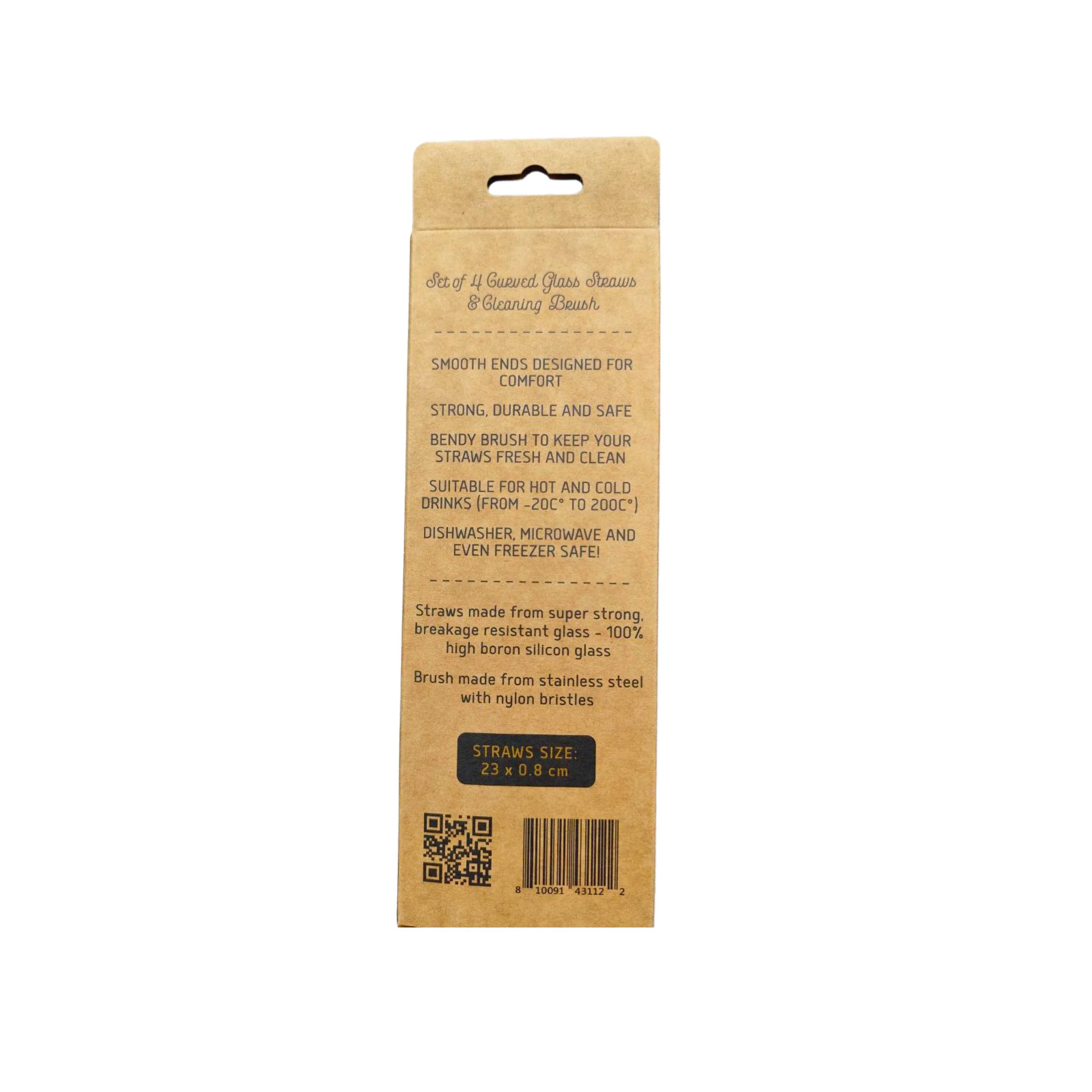 Glass Straws Set with Cleaning Brush - Image 5