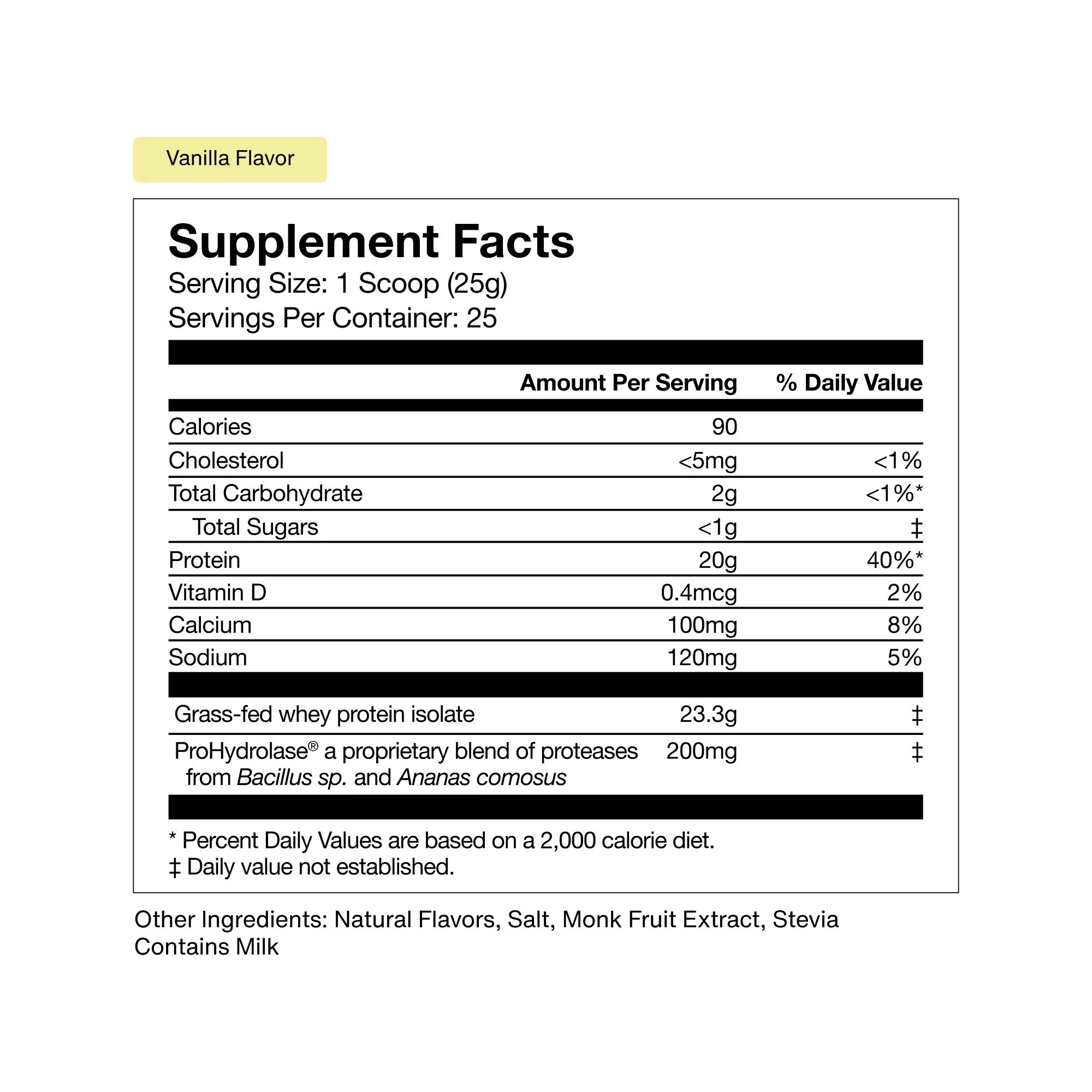 Grass Fed Whey Protein Isolate - Image 2