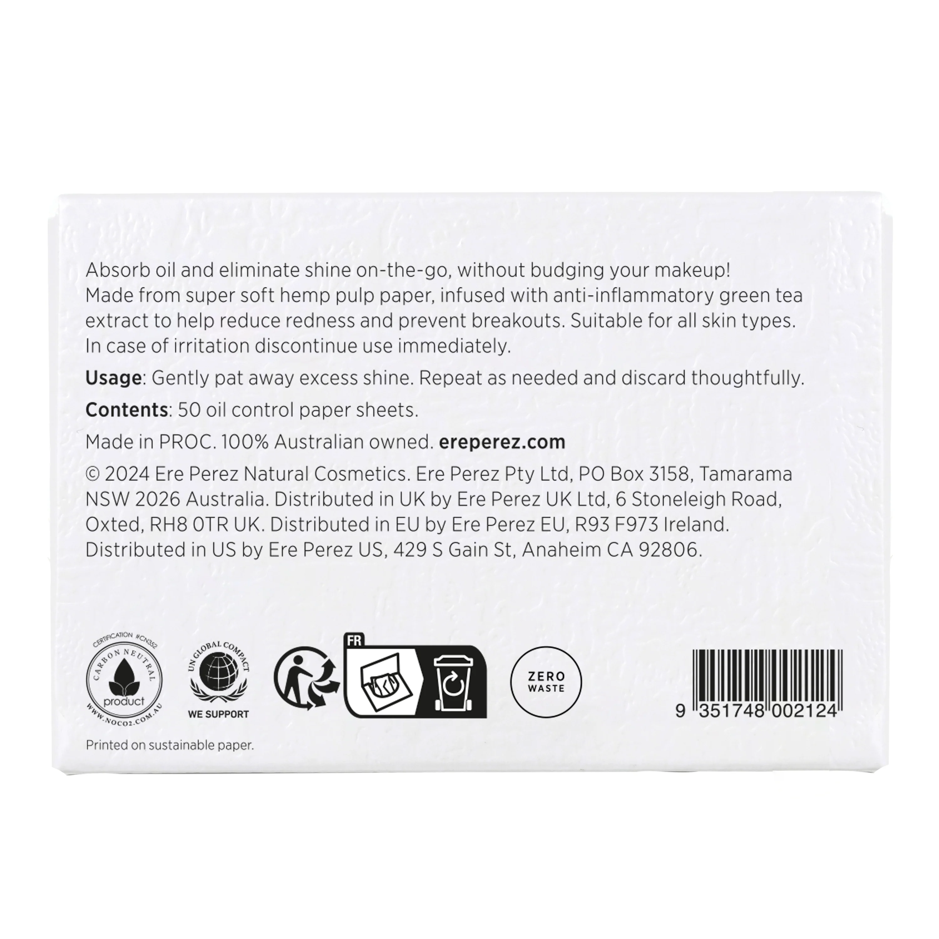 Green Tea Oil Control Papers - Image 4