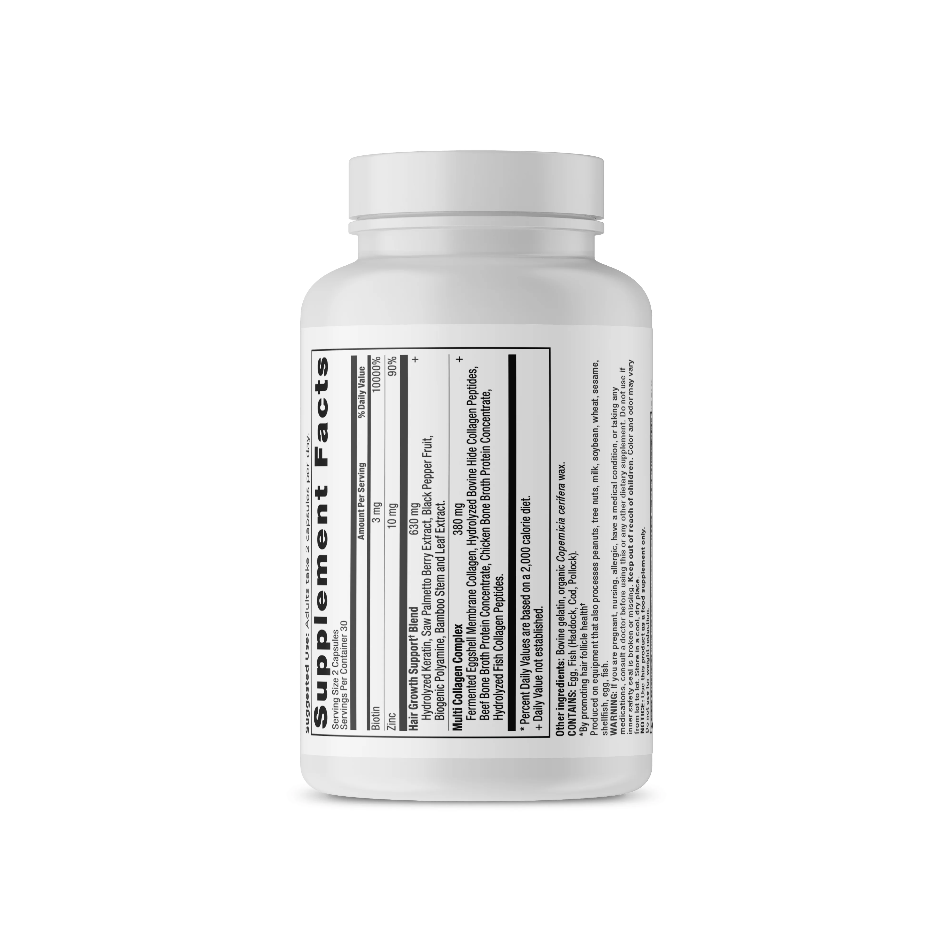 Hair Growth + Collagen Capsules - Image 3