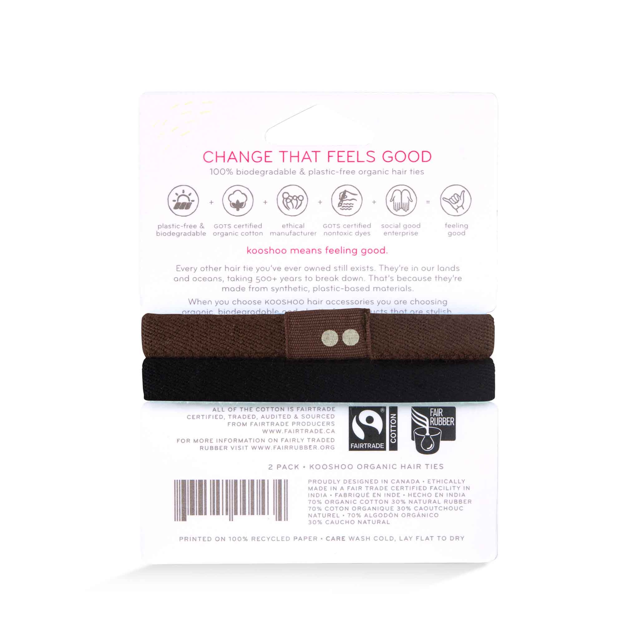 Hair Ties Sampler - Brown/Black - Image 2
