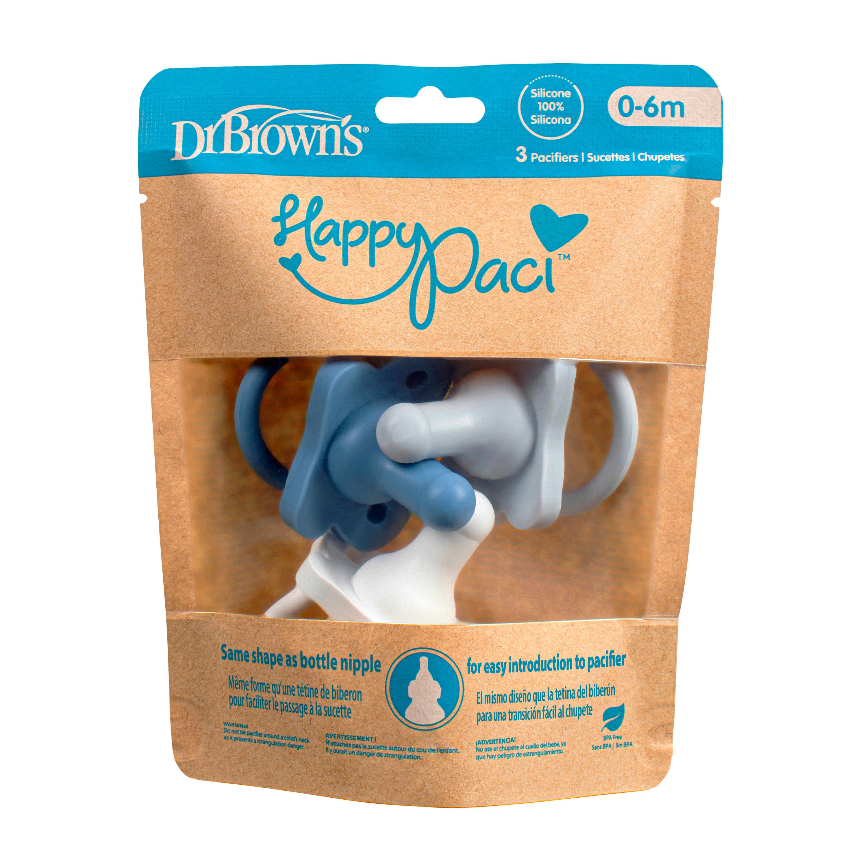 HappyPaci, 100% Silicone Pacifier, 0-6 Months - Image 11