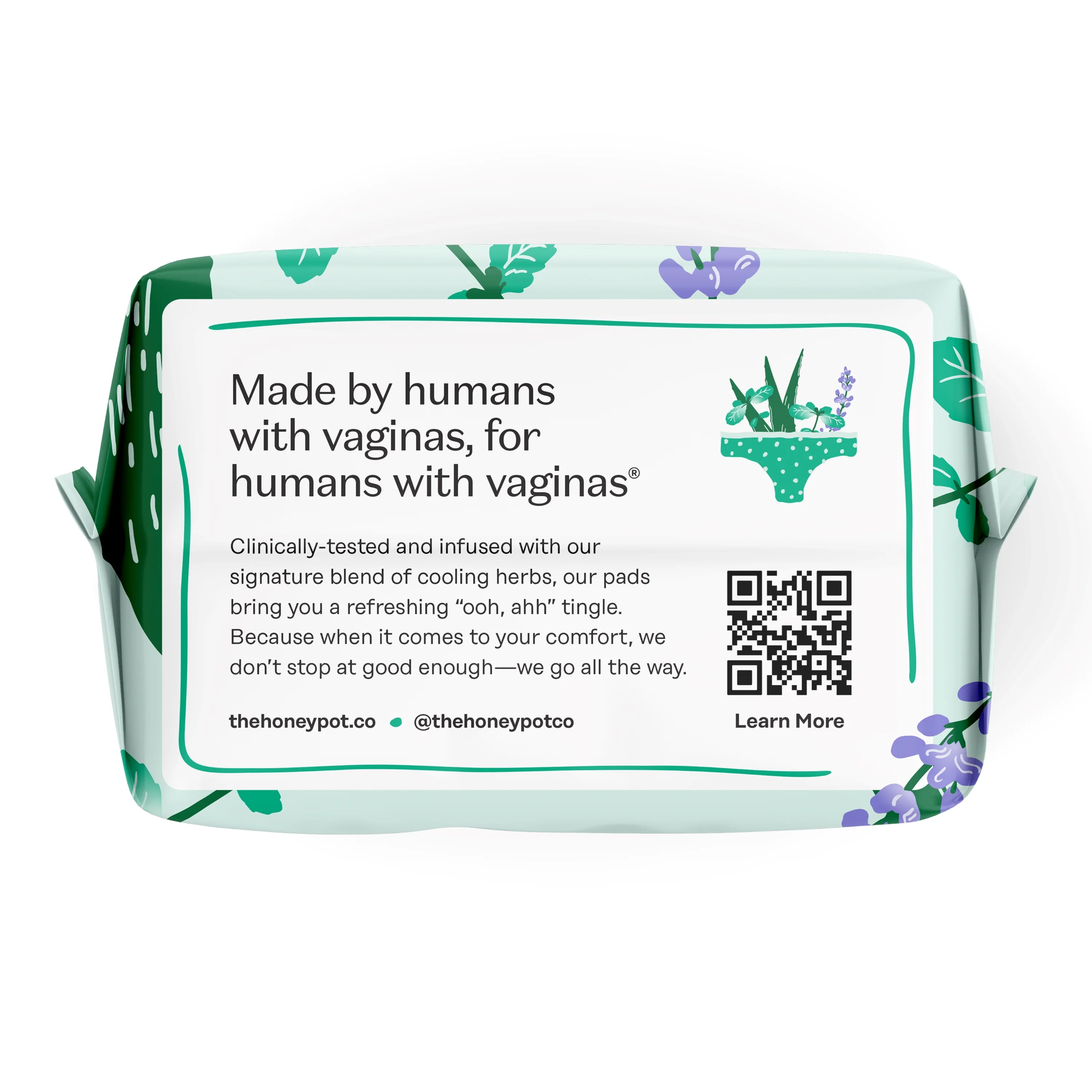 100% Organic Cotton Cover Pantiliners - Herbal-Infused - Image 11