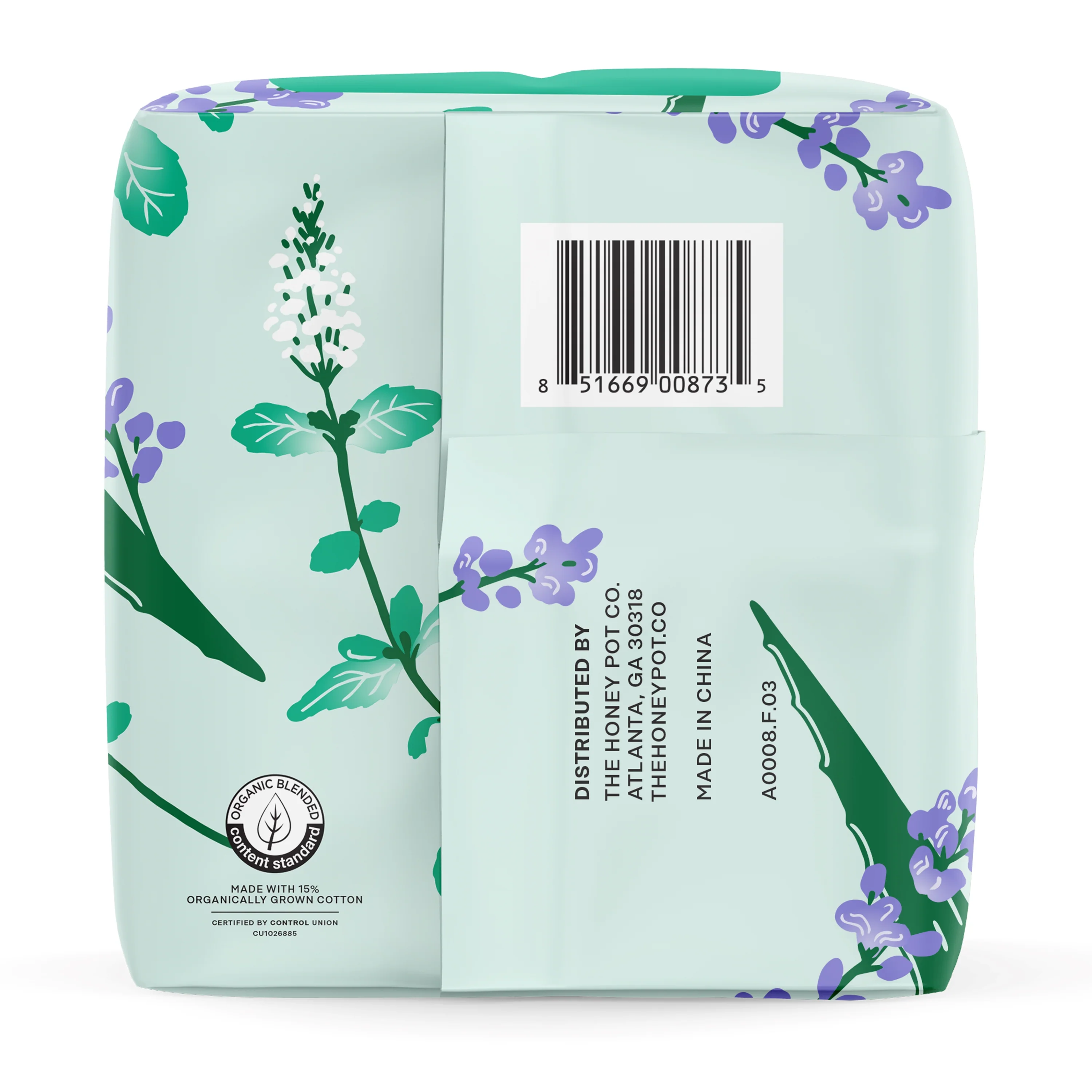 100% Organic Cotton Cover Pantiliners - Herbal-Infused - Image 12