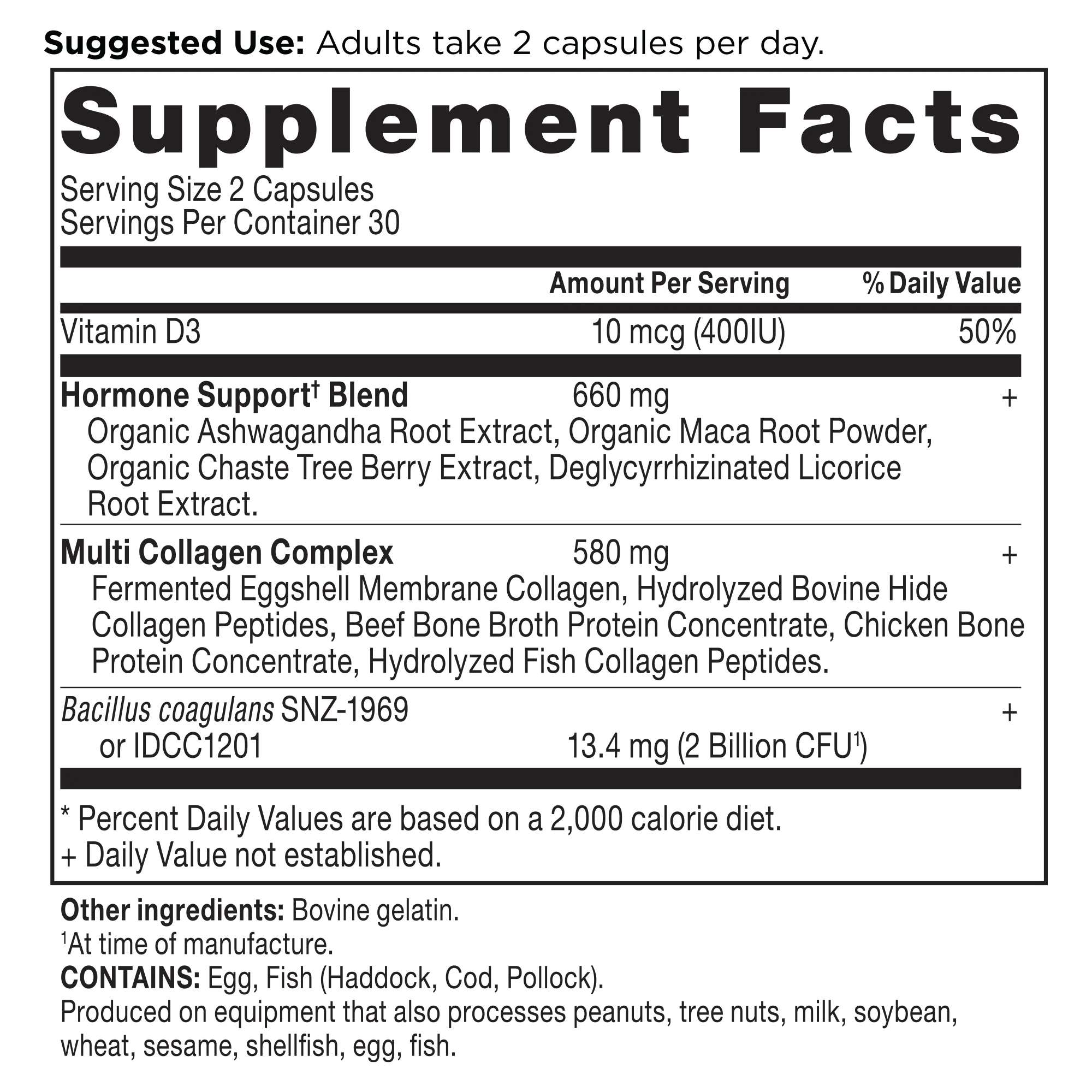 Hormone Balance + Collagen Capsules - Image 2