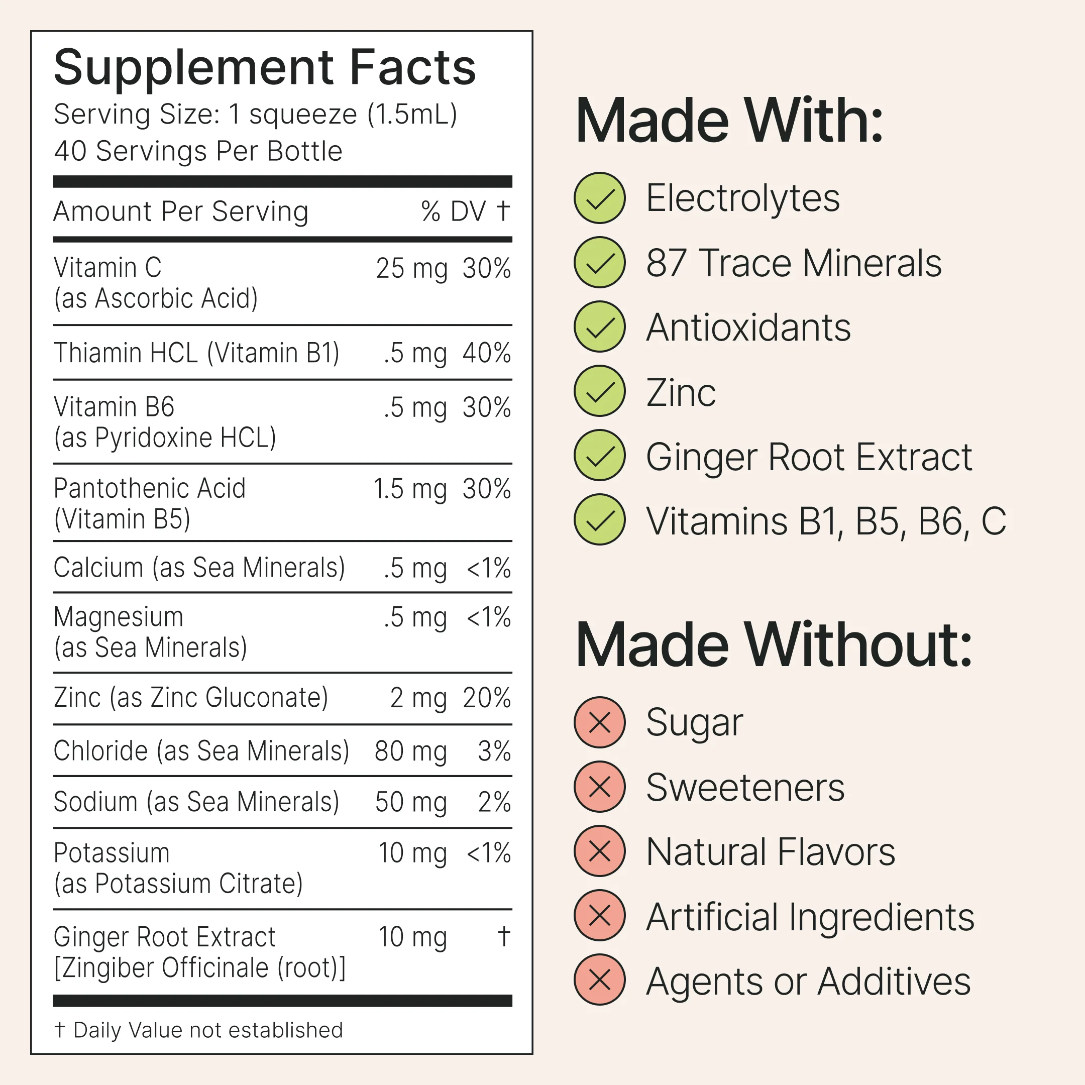 Immunity Drops - Unsweetened Electrolytes + Immune Support for Any Beverage - Image 2