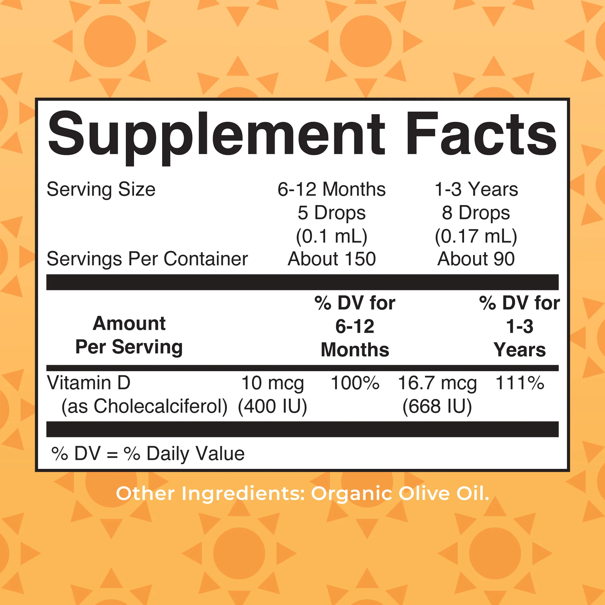 Infant & Toddler Vitamin D3 Drops - Image 2