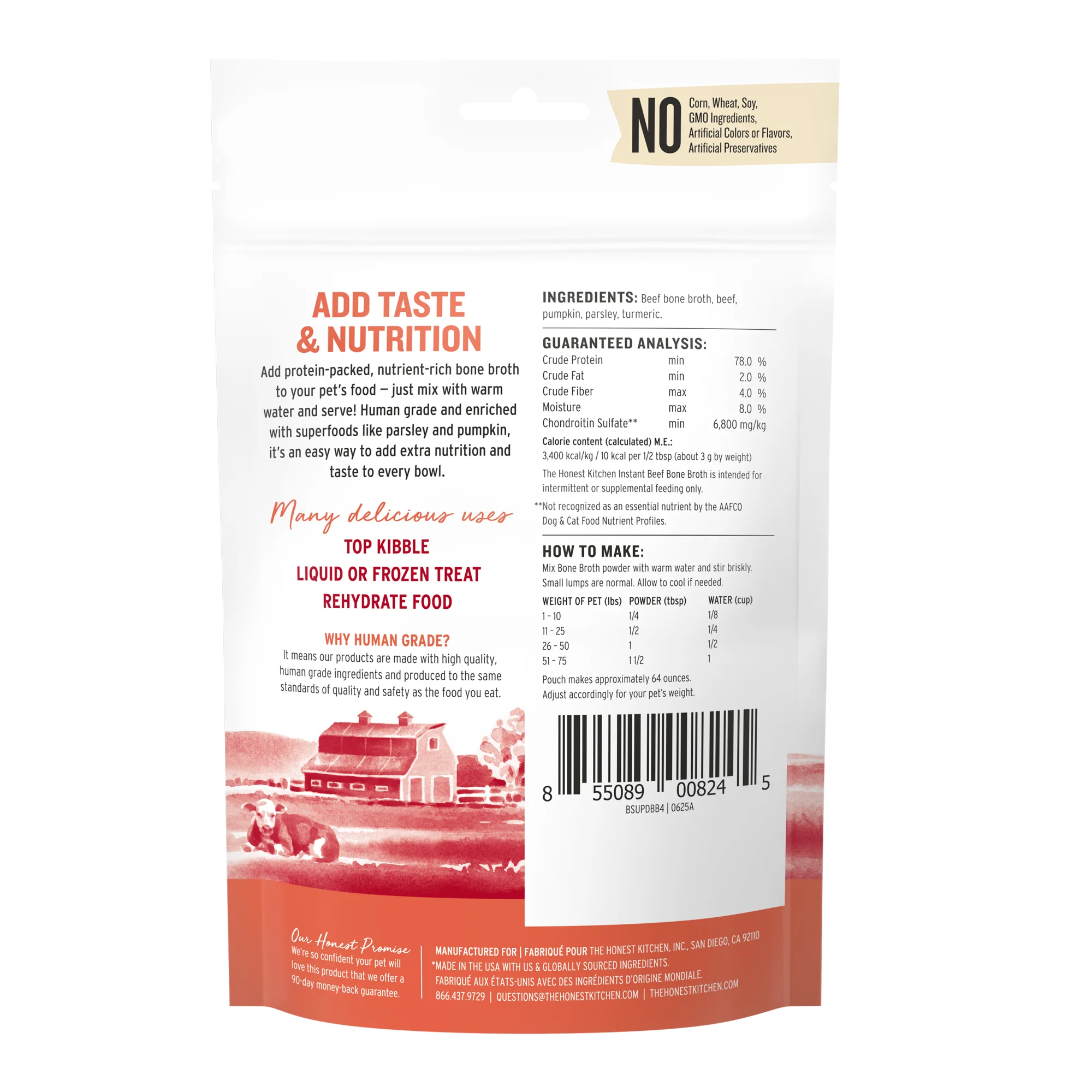 Instant Beef Dog Bone Broth with Turmeric - Image 7