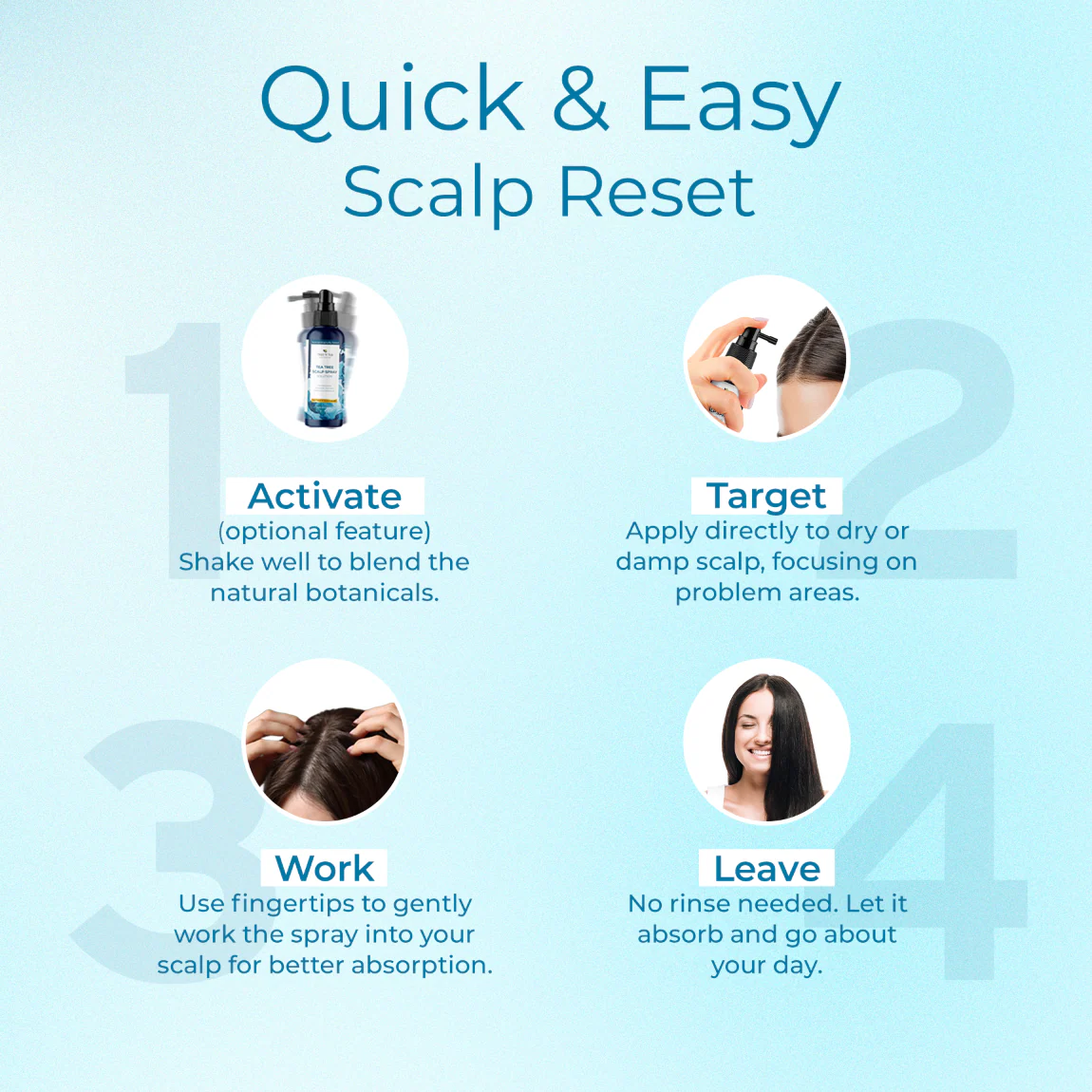 Tea Tree Scalp Spray, Calming Spray for Dry, Itchy or Flaky Scalp - Image 7