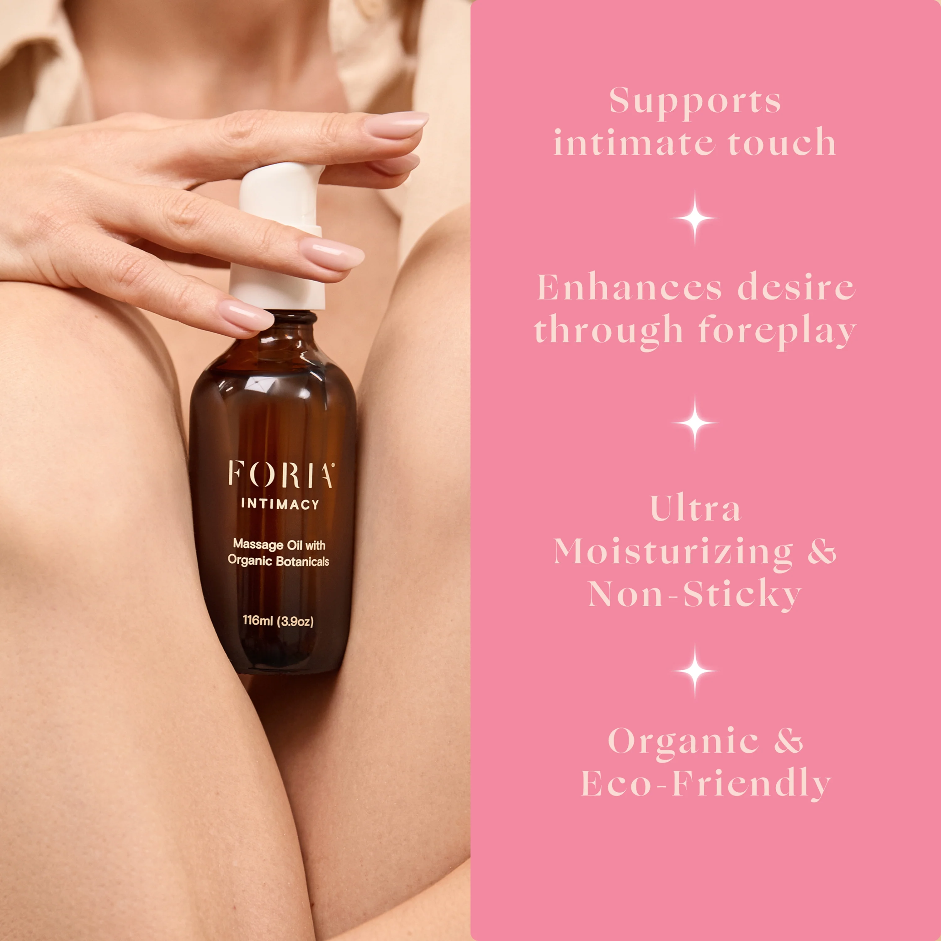 Intimacy Massage Oil with Organic Botanicals - Image 4