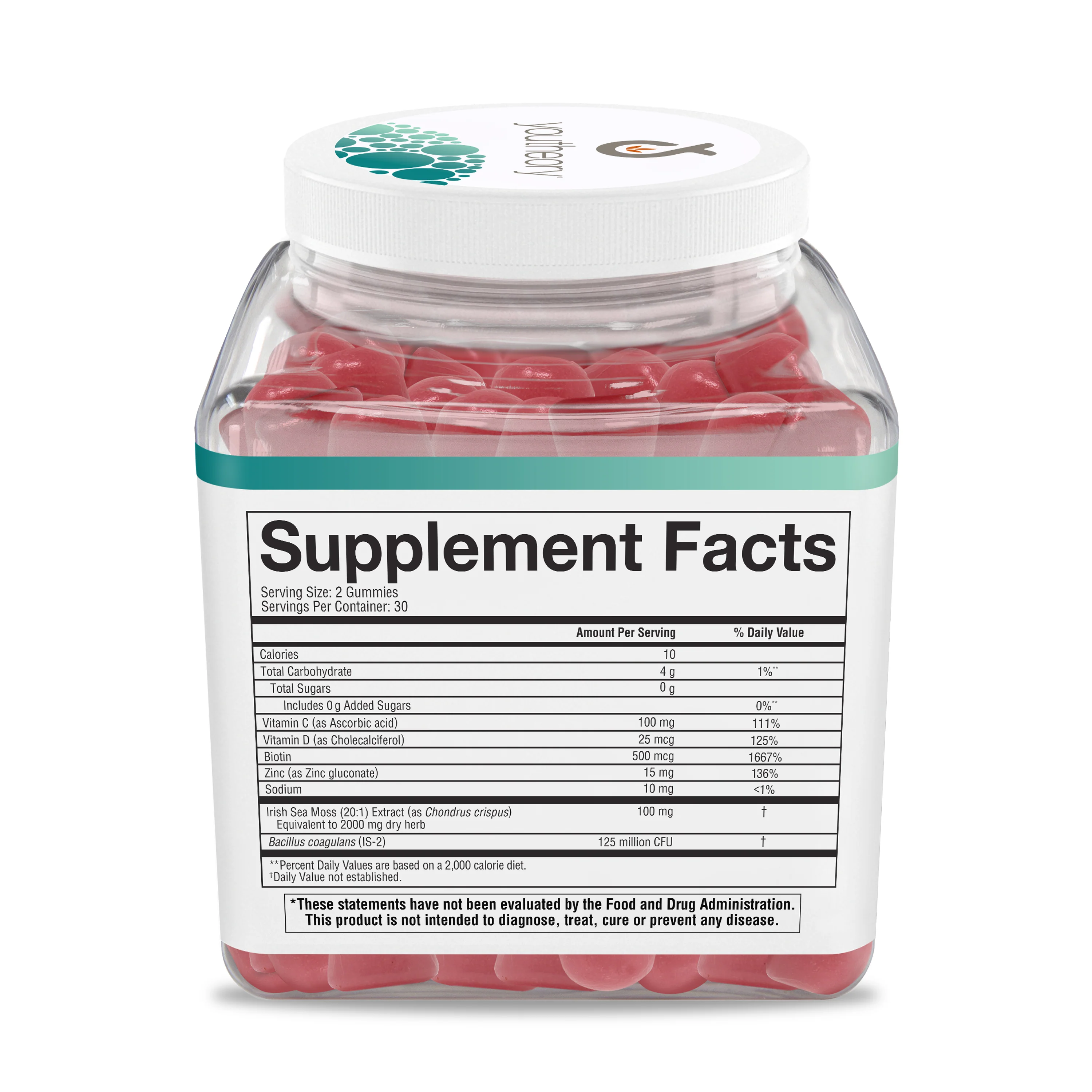 Irish Sea Moss+ Zero Sugar Gummy - Image 3