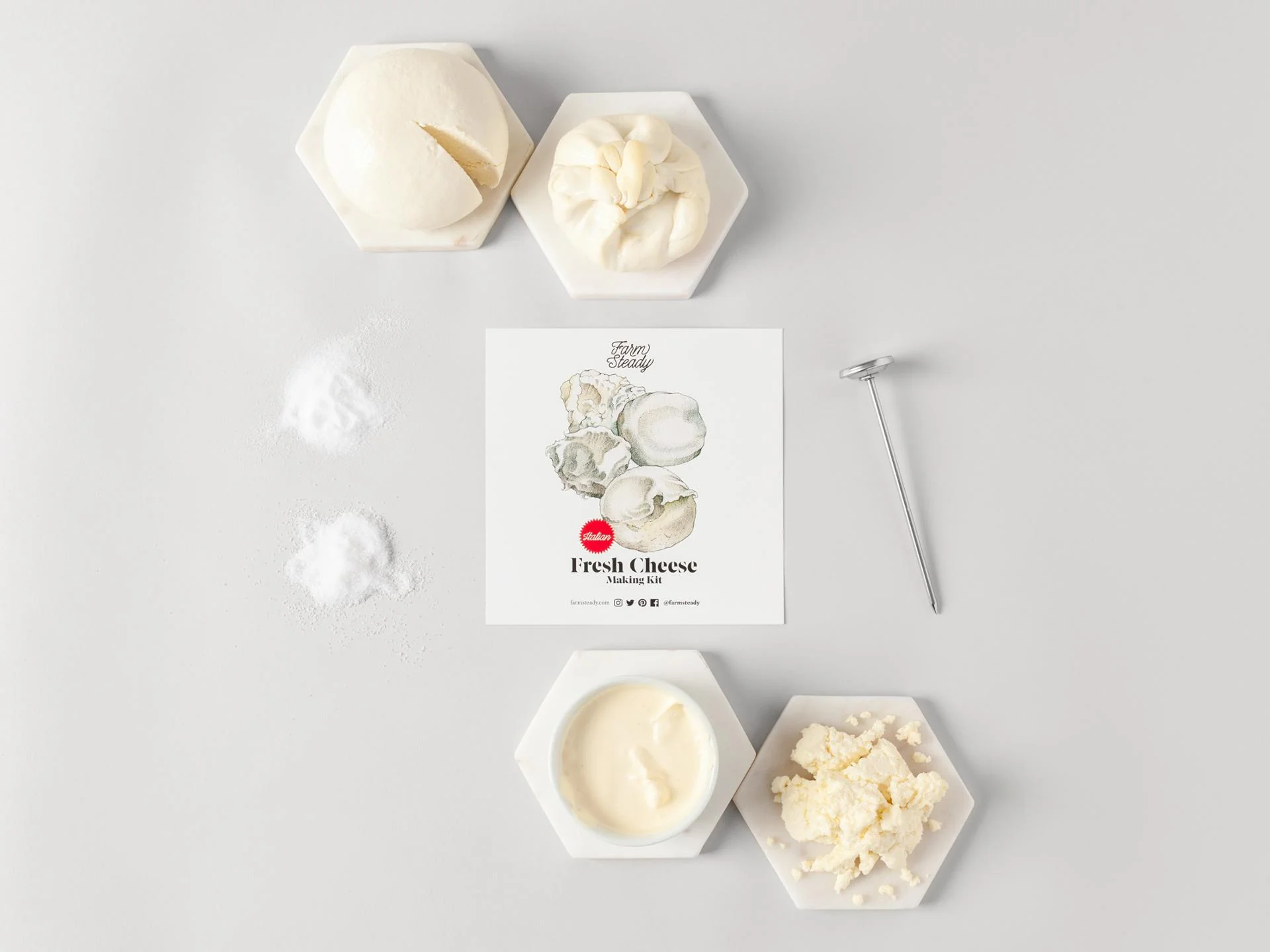 Italian Fresh Cheese Making Kit - Image 7
