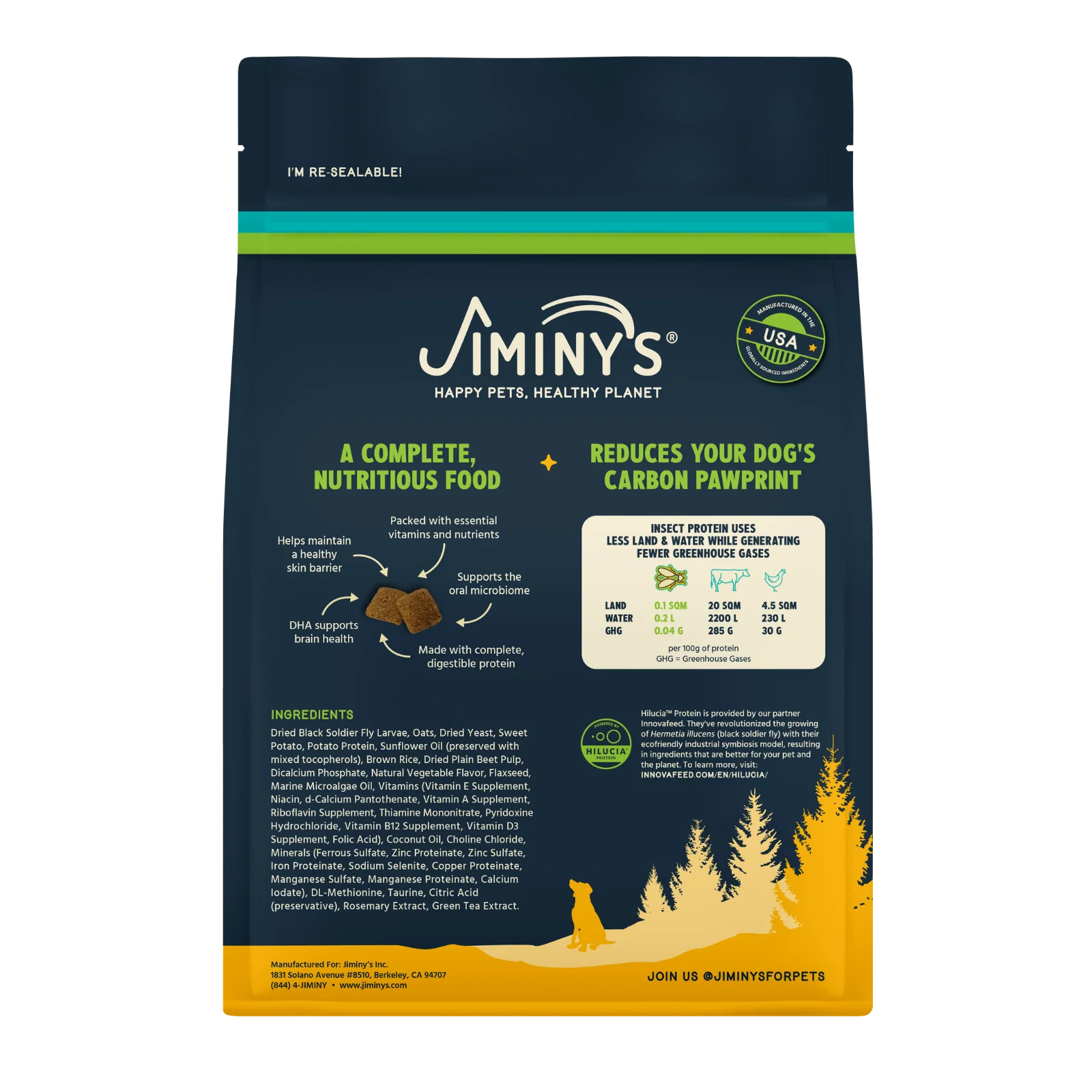 Jiminy's Good Grub Dry Dog Food, Allergy Relief, Healthy Skin & Coat - Image 3