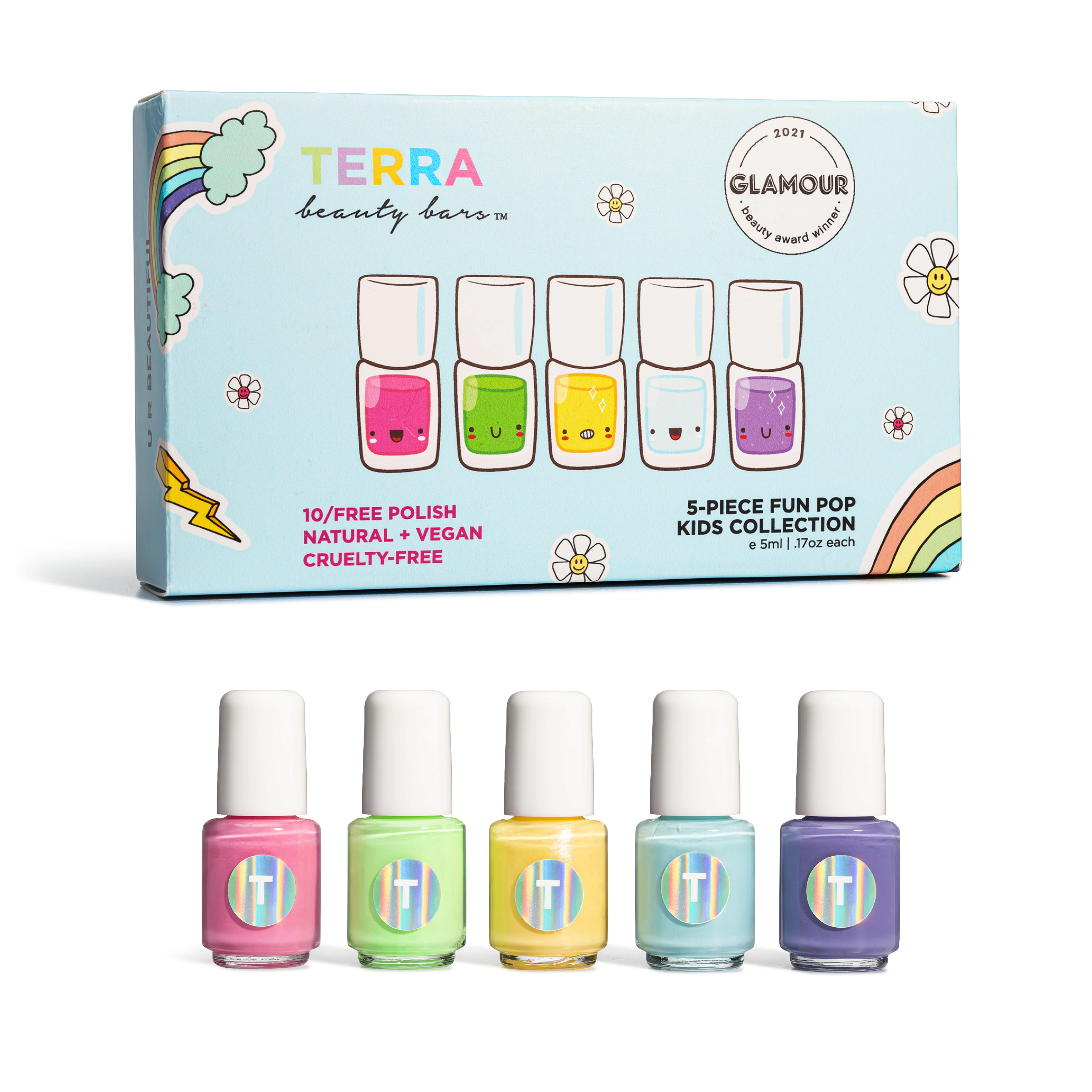 Kids 5-Piece Fun Pop Nail Collection