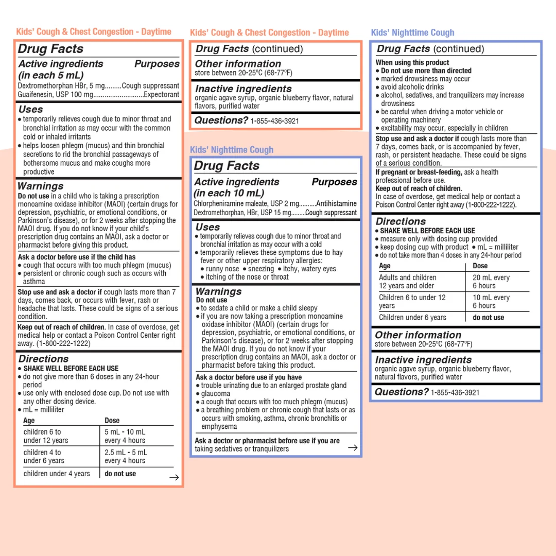 Kids' Daytime + Nighttime Cough & Chest Congestion Combo Pack - Image 2