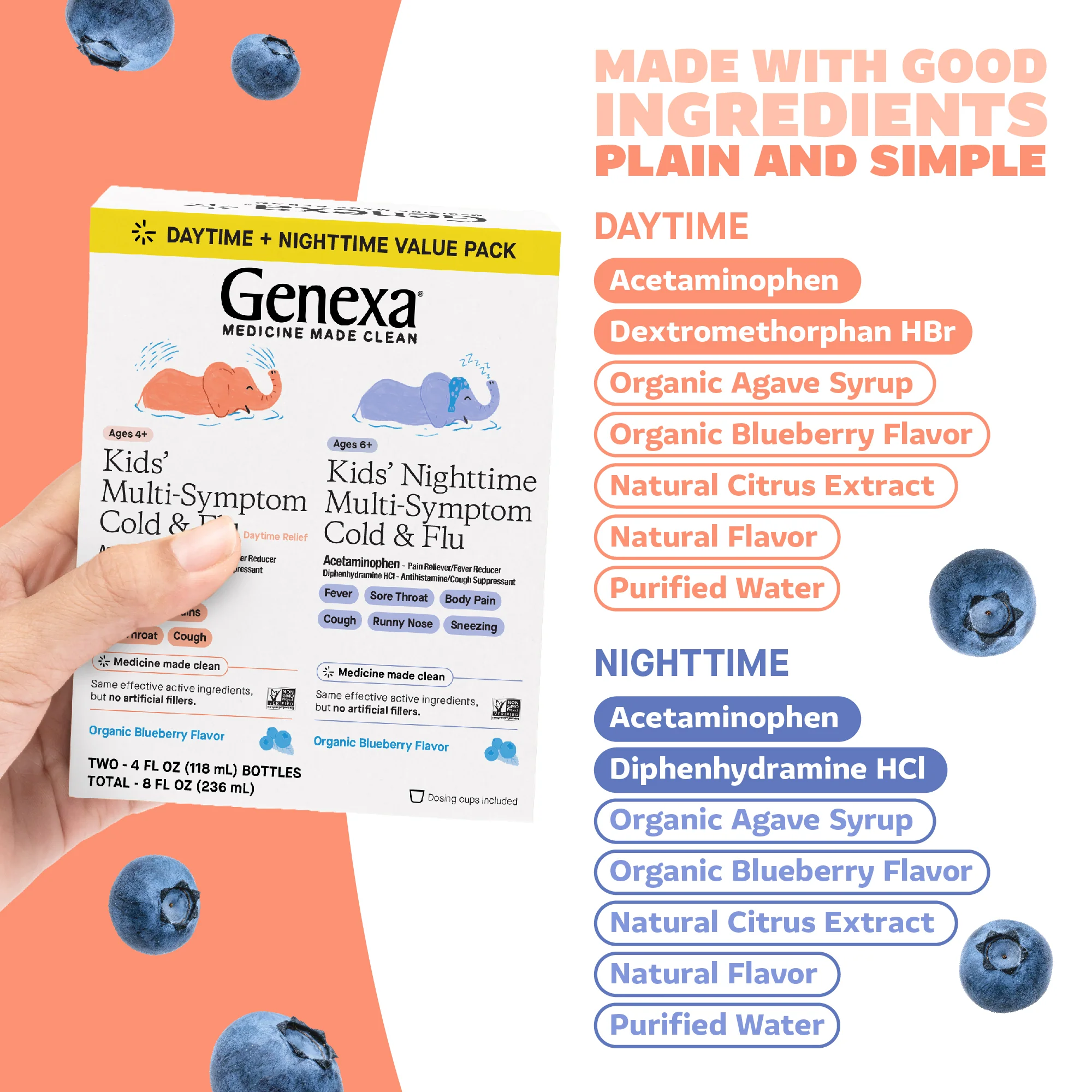 Kids' Daytime & Nighttime Multi-Symptom Combo Pack, Ages 6+ - Image 5