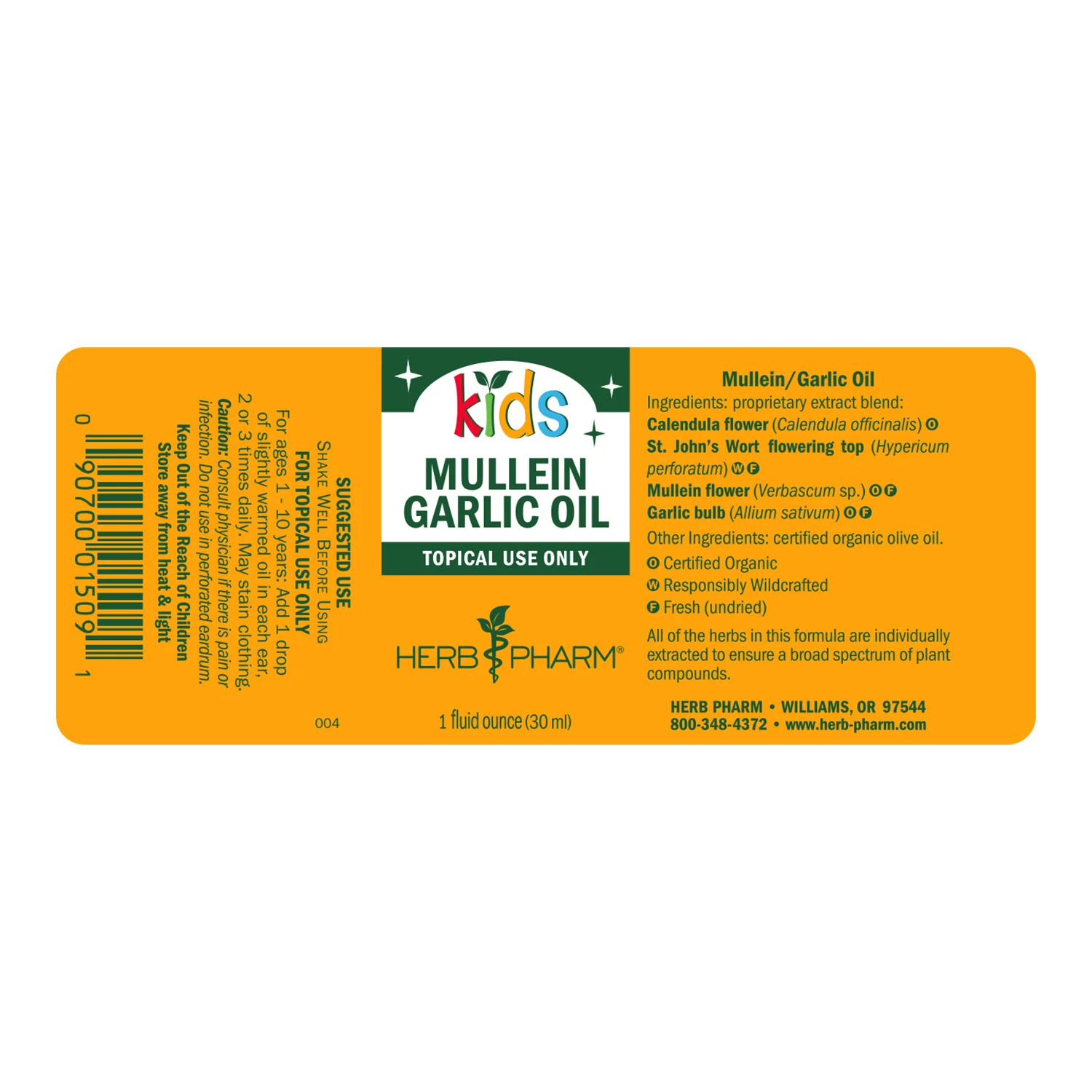 Kids Mullein Garlic Oil - Image 2