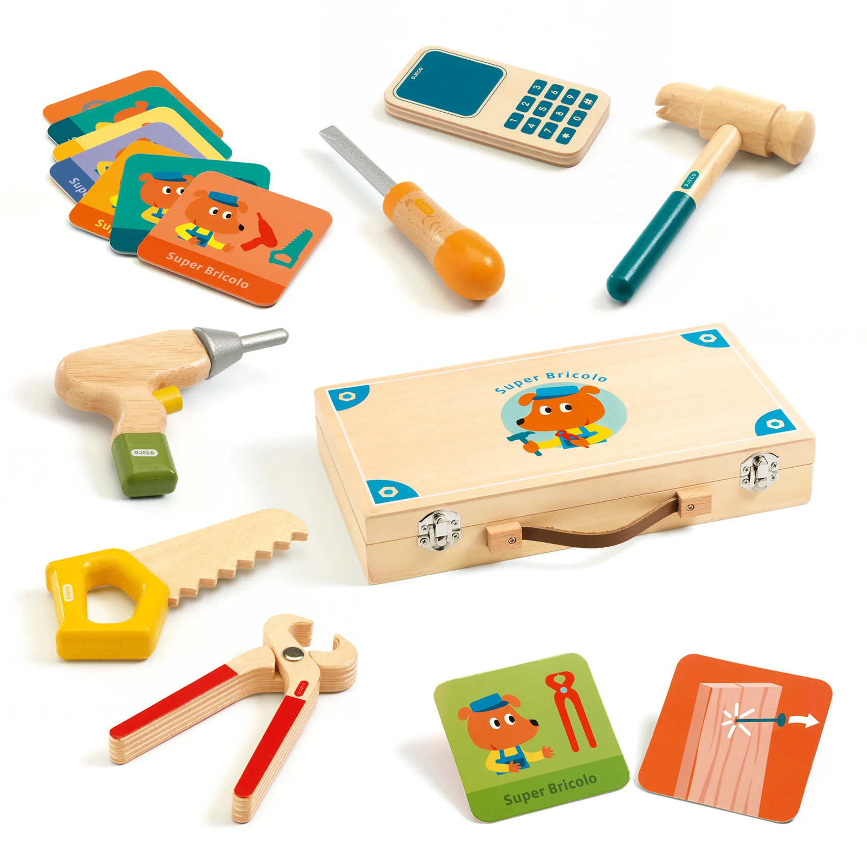 Tool Kit made from 100% FSC® Certified Wood, Promotes Educational Kids Role Play